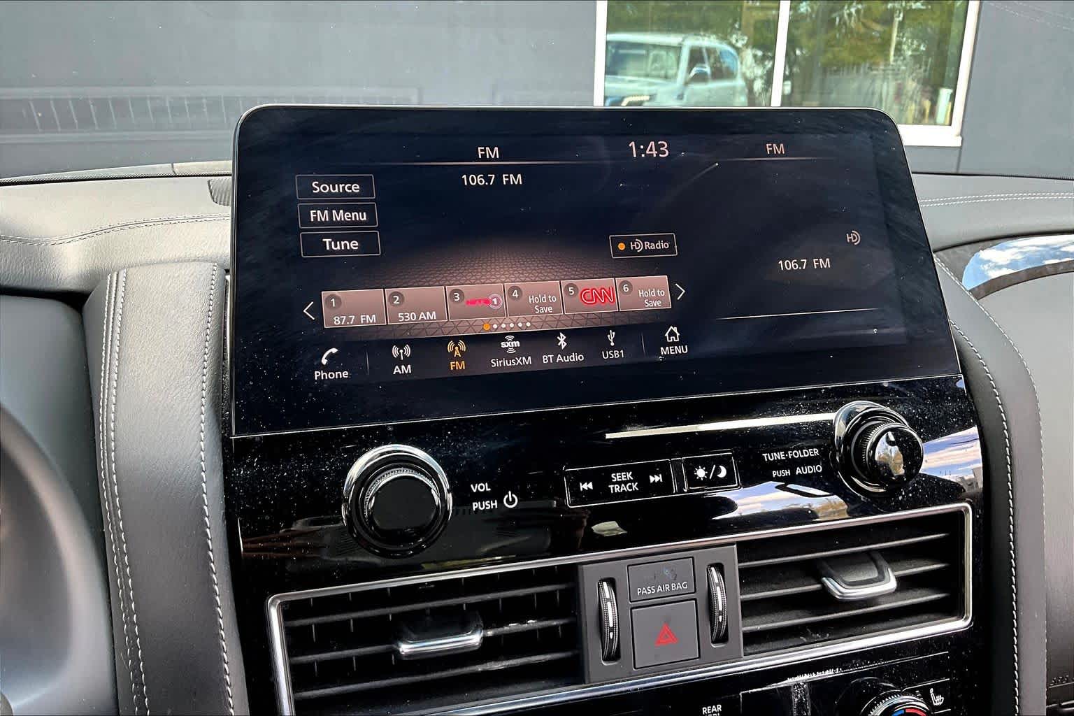 2024 Nissan Armada Platinum Aspen White Tricoat at AutoNation Toyota Gulf Fwy