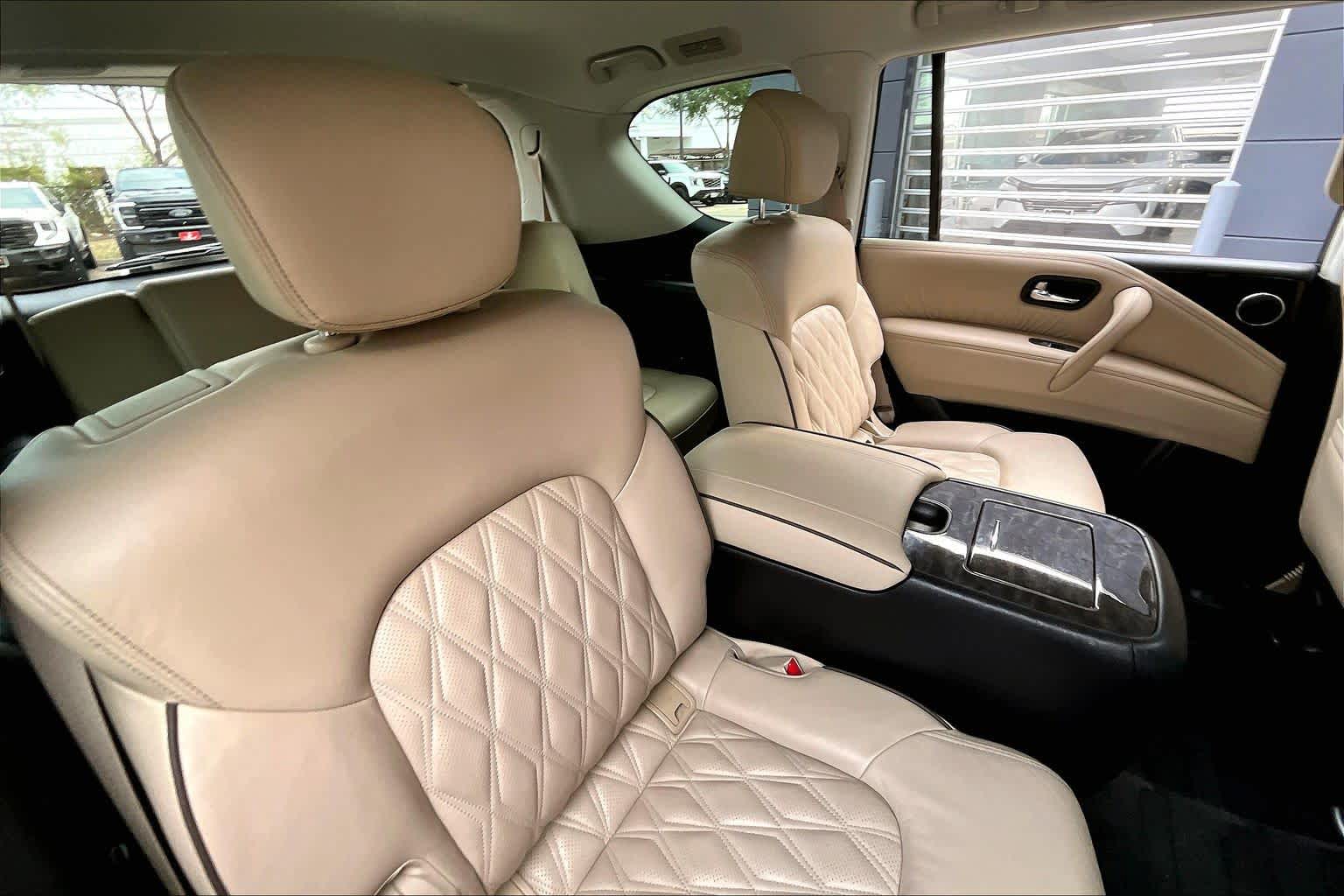 2022 Nissan Armada Platinum Aspen White TriCoat Pearl at AutoNation Toyota Gulf Fwy