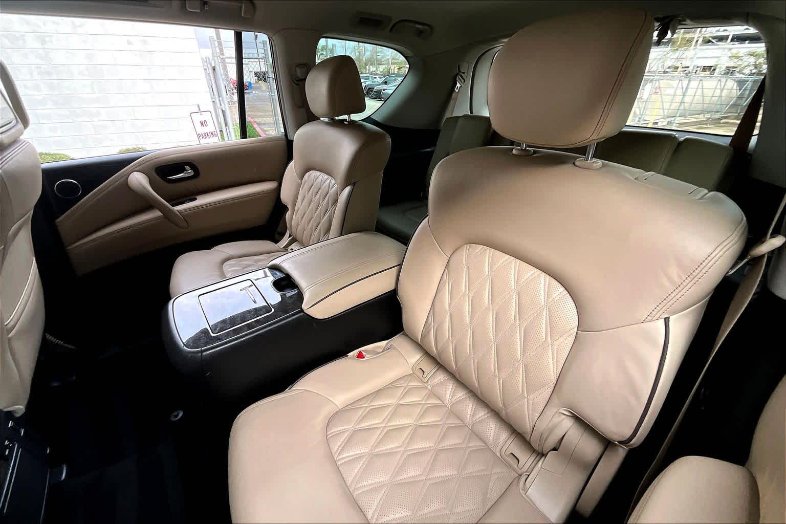 2022 Nissan Armada Platinum Aspen White TriCoat Pearl at AutoNation Toyota Gulf Fwy