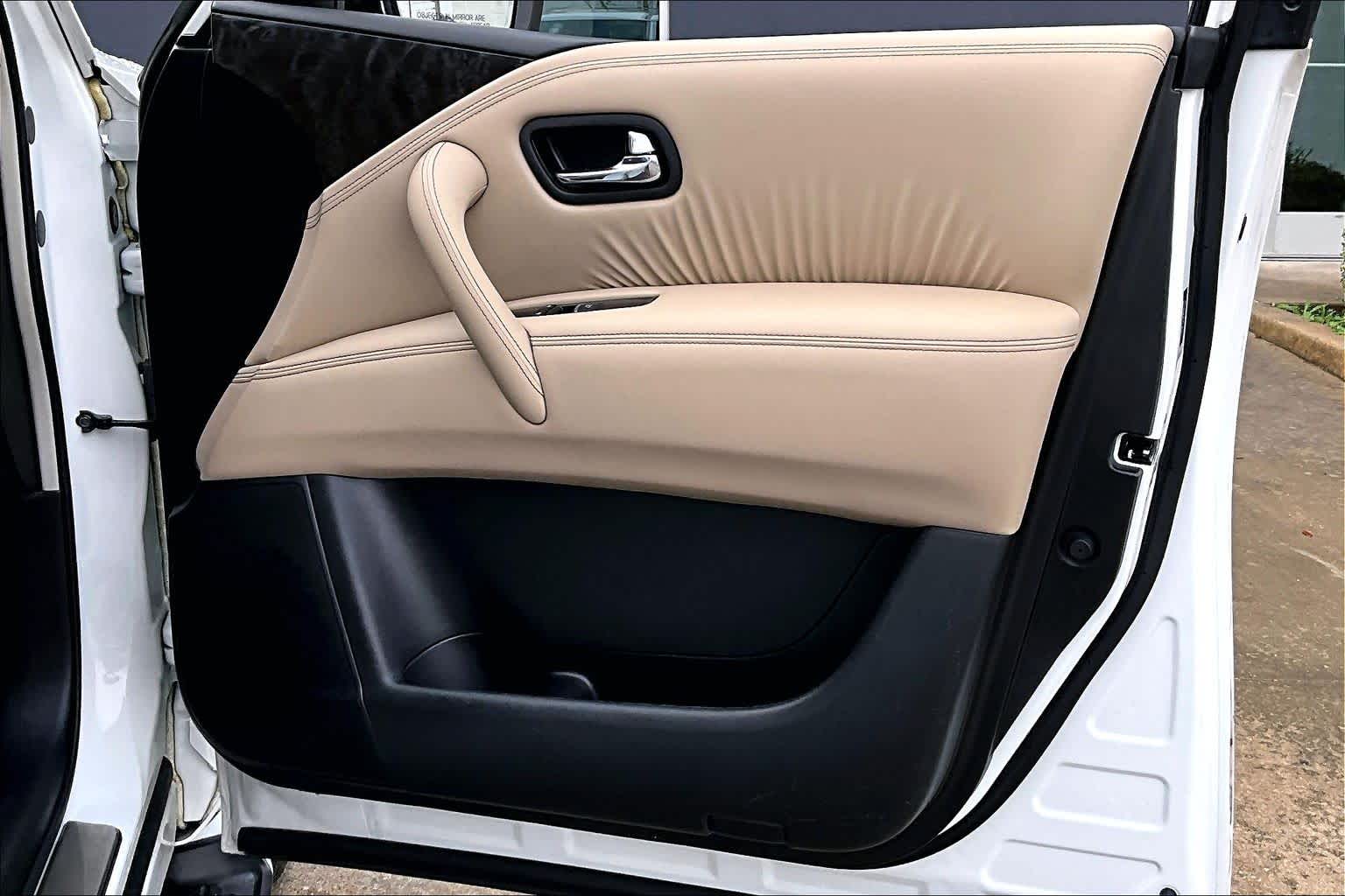 2022 Nissan Armada Platinum Aspen White TriCoat Pearl at AutoNation Toyota Gulf Fwy