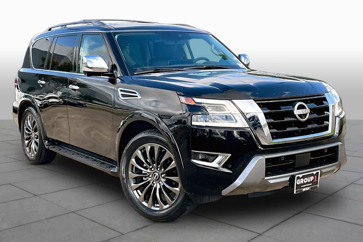2023 Nissan Armada Platinum Super Black at AutoNation USA Houston
