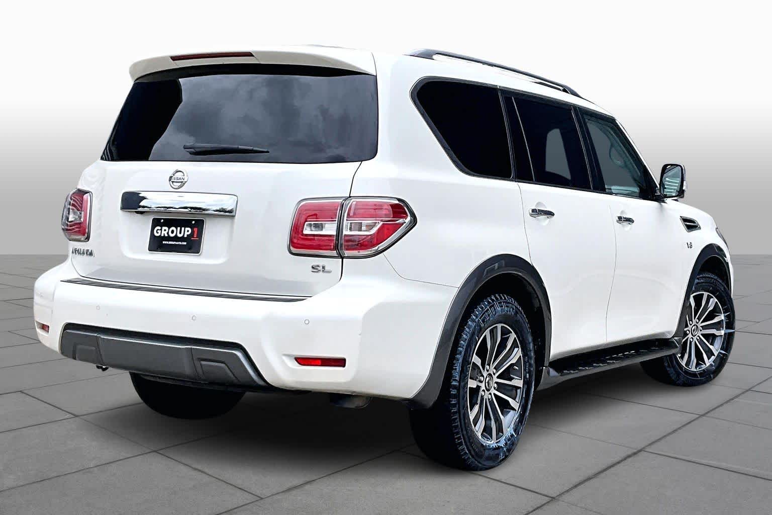 2019 Nissan Armada SL Pearl White Tricoat at Honda of Clear Lake