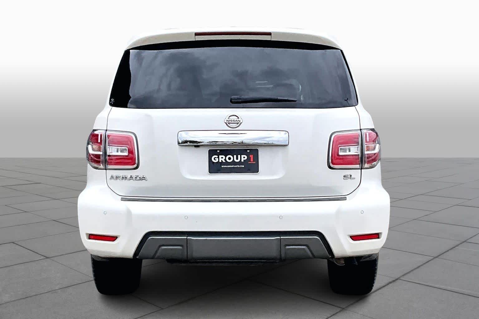 2019 Nissan Armada SL Pearl White Tricoat at Honda of Clear Lake