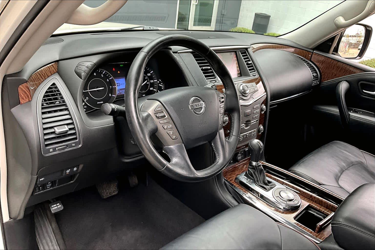 2019 Nissan Armada SL Pearl White Tricoat at Honda of Clear Lake