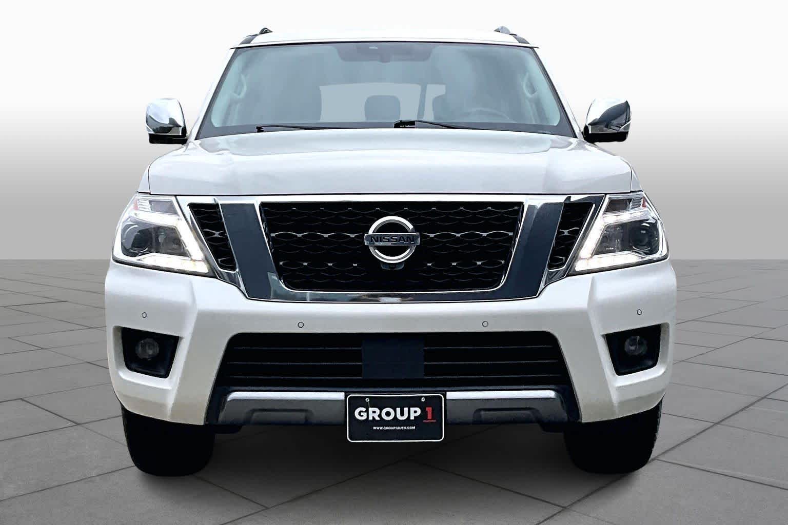 2019 Nissan Armada SL Pearl White Tricoat at Honda of Clear Lake