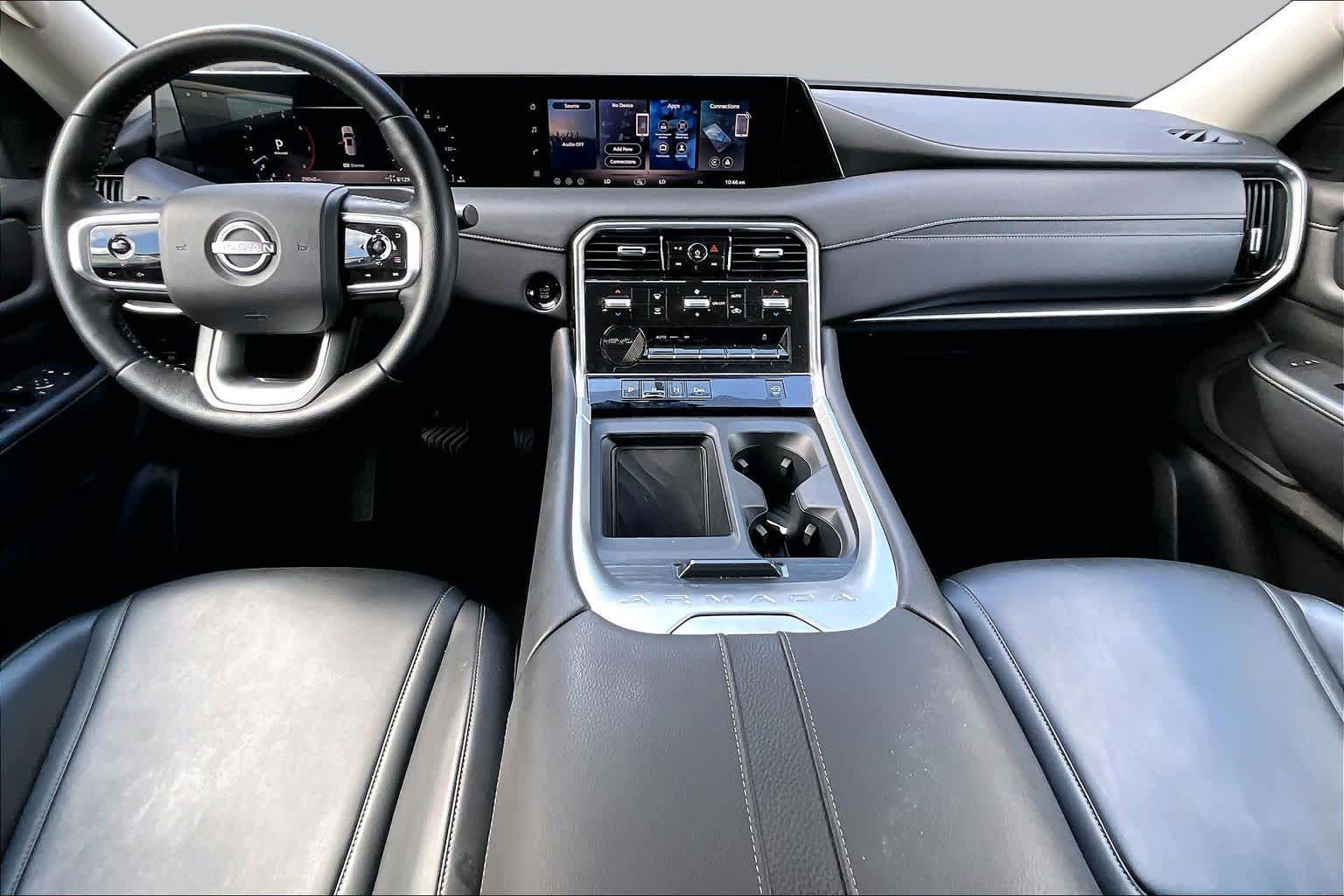 2026 Nissan Armada SV Aspen White Tricoat at Sterling McCall Nissan