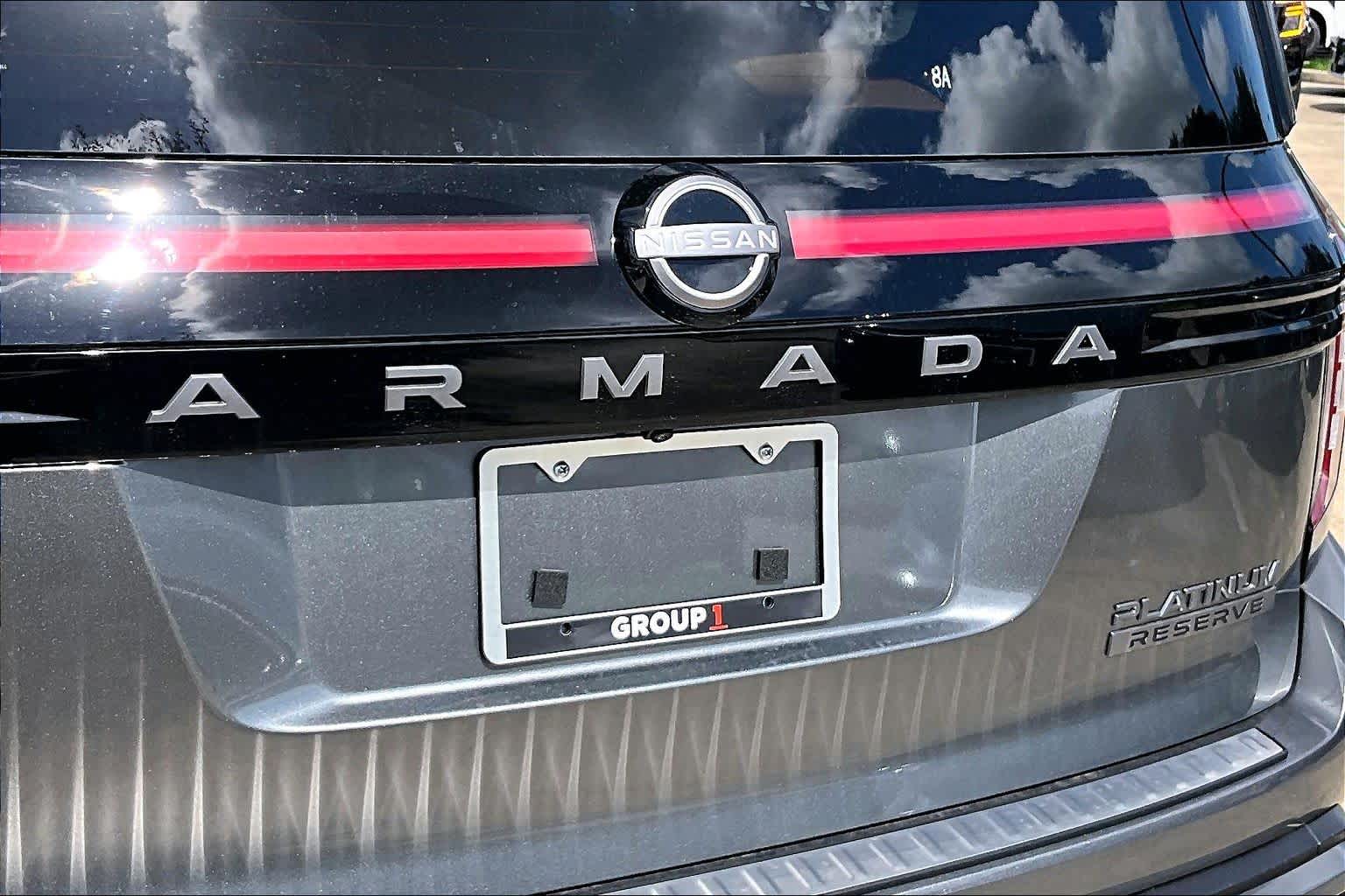 2026 Nissan Armada Platinum Reserve Gun Metallic/Super Black at Sterling McCall Nissan