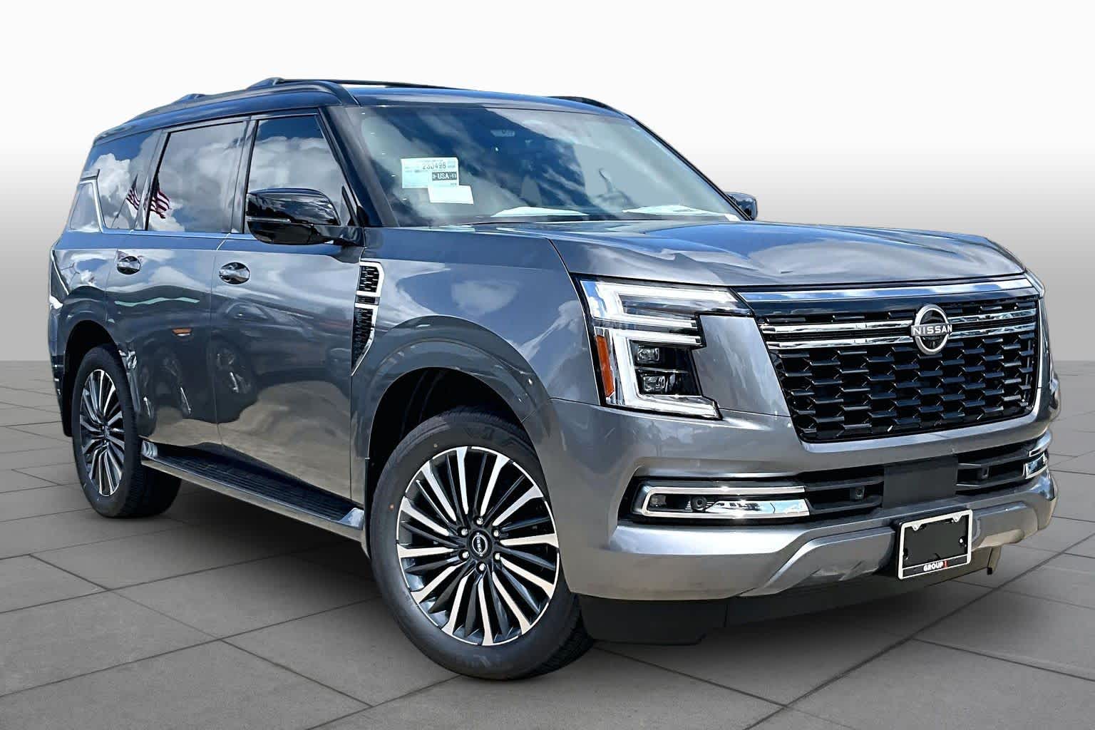 2026 Nissan Armada Platinum Reserve Gun Metallic/Super Black at Sterling McCall Nissan