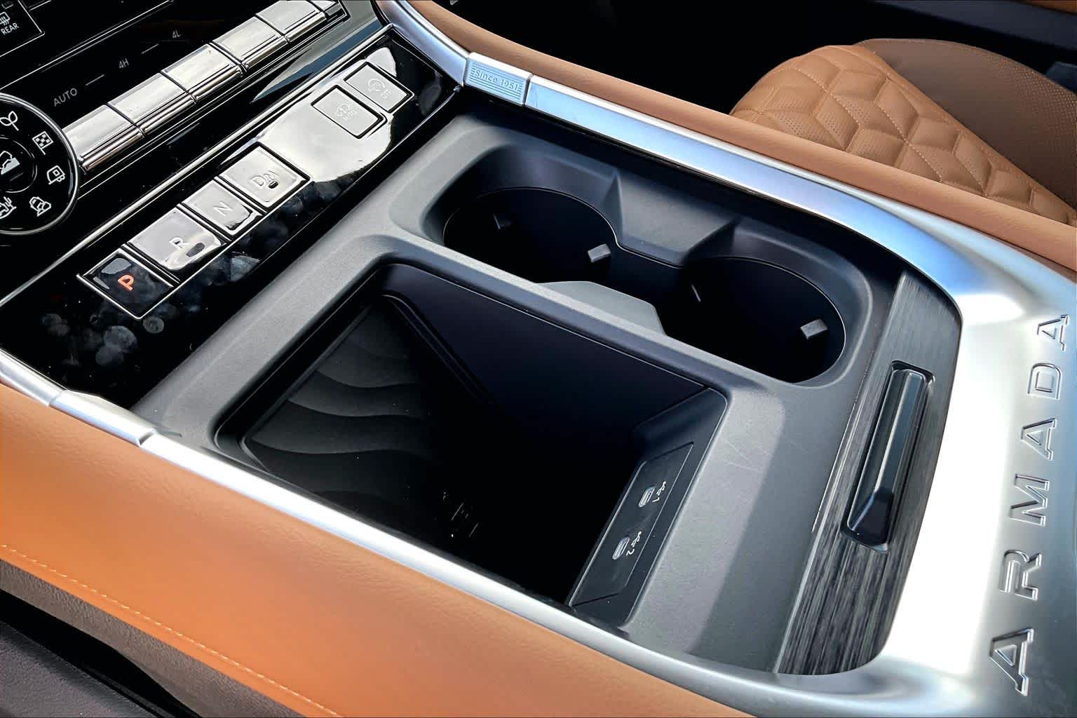 2026 Nissan Armada Platinum Reserve Gun Metallic/Super Black at Sterling McCall Nissan