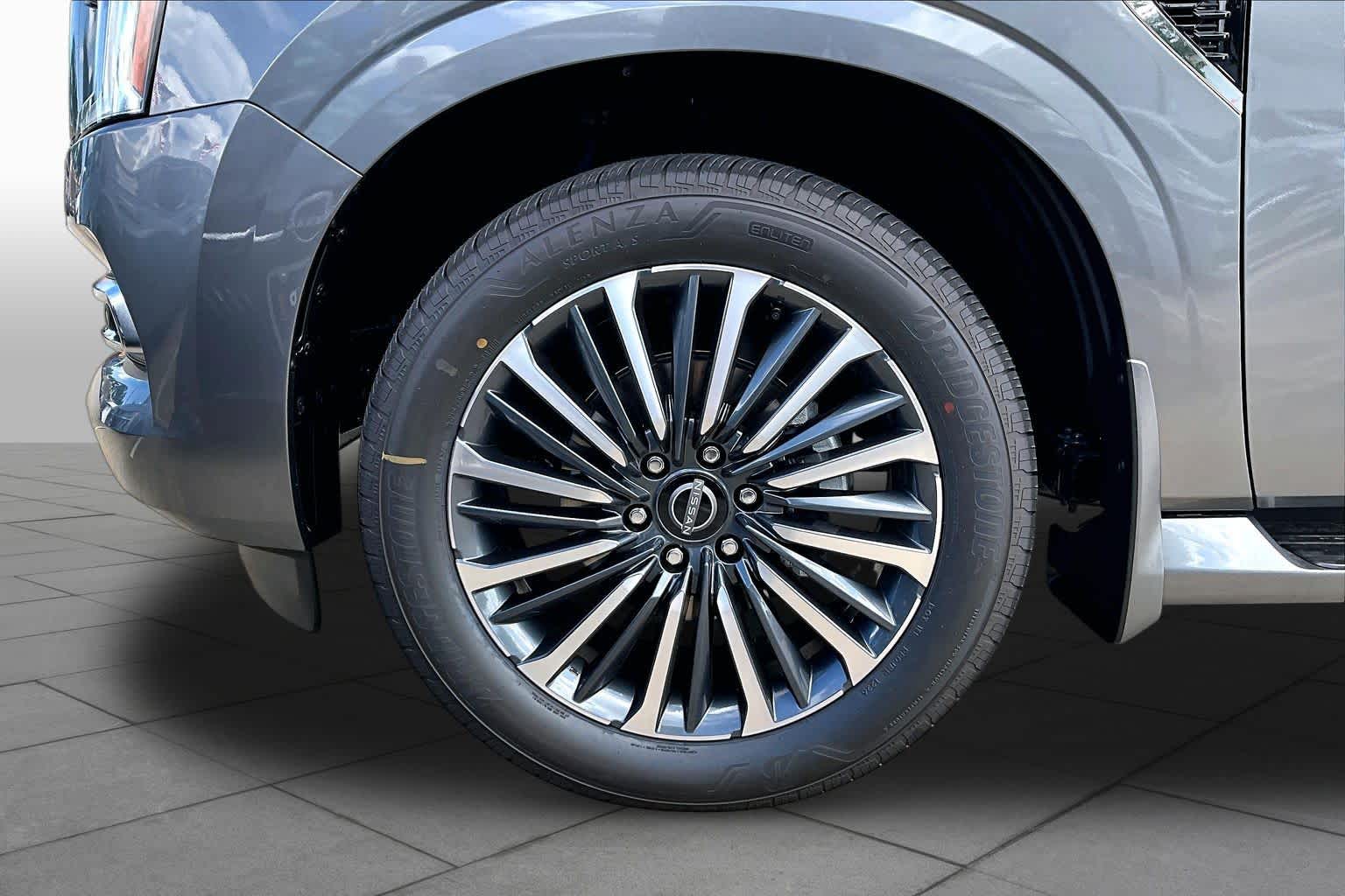 2026 Nissan Armada Platinum Reserve Gun Metallic/Super Black at Sterling McCall Nissan