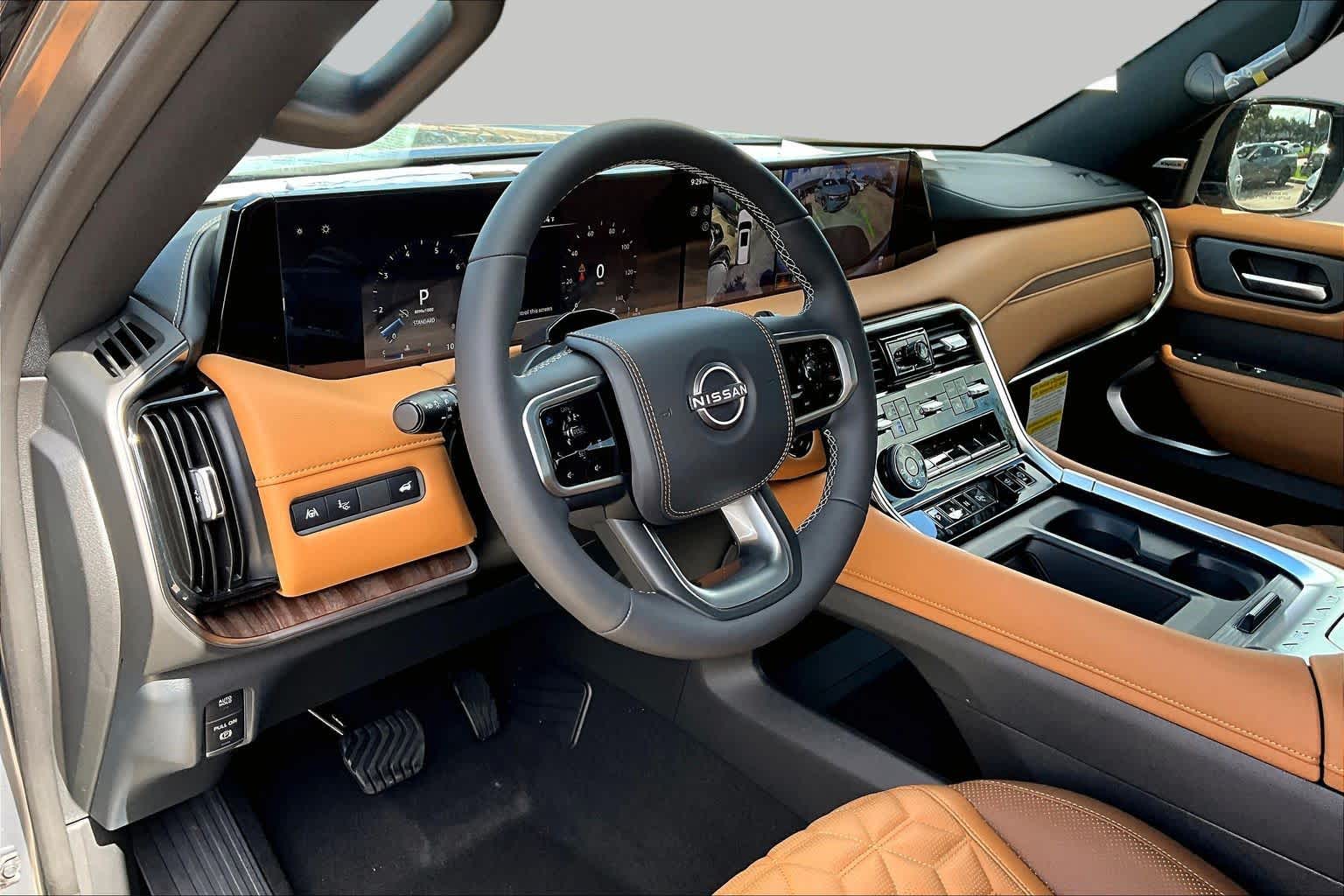2026 Nissan Armada Platinum Reserve Gun Metallic/Super Black at Sterling McCall Nissan