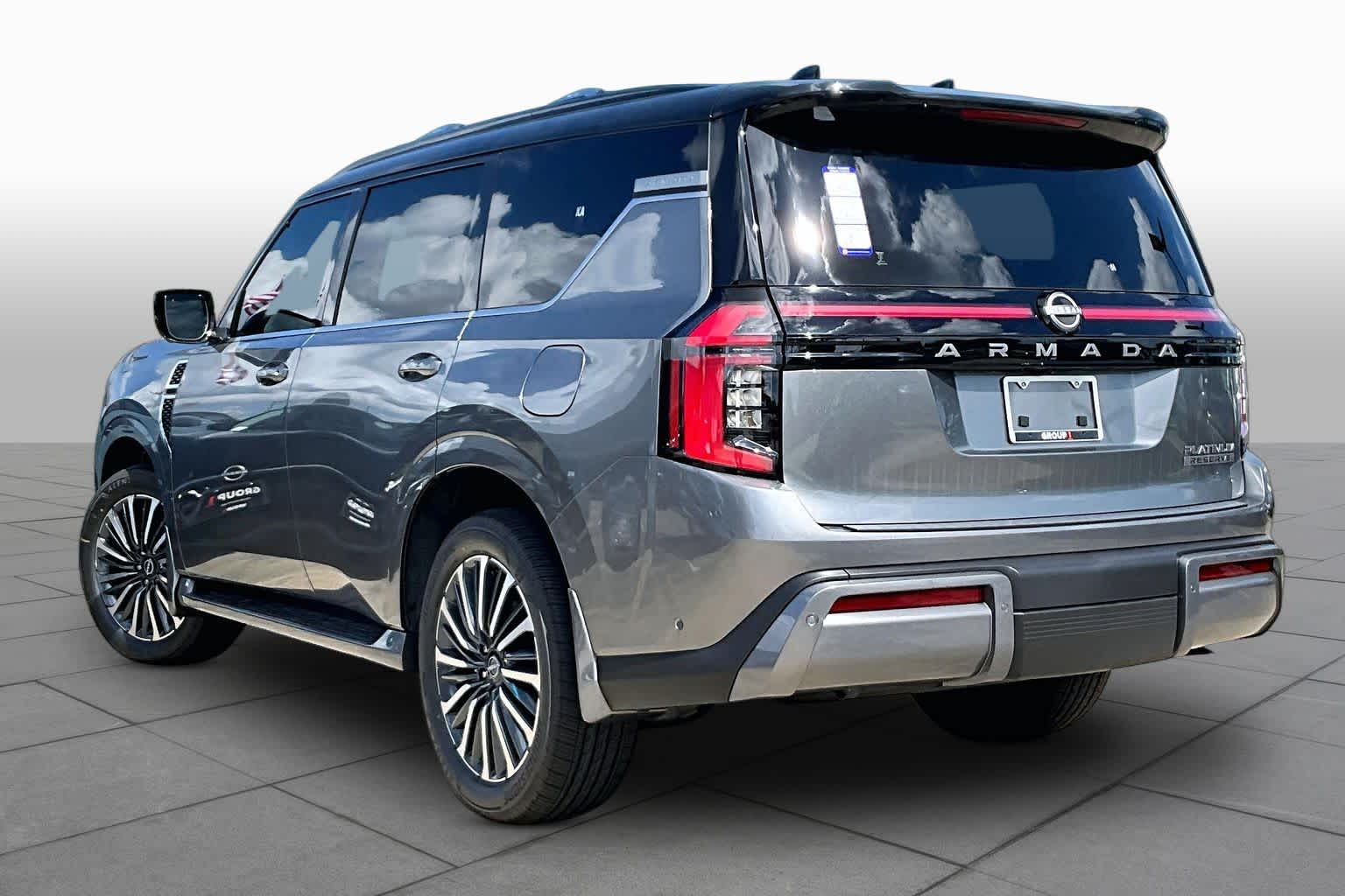 2026 Nissan Armada Platinum Reserve Gun Metallic/Super Black at Sterling McCall Nissan
