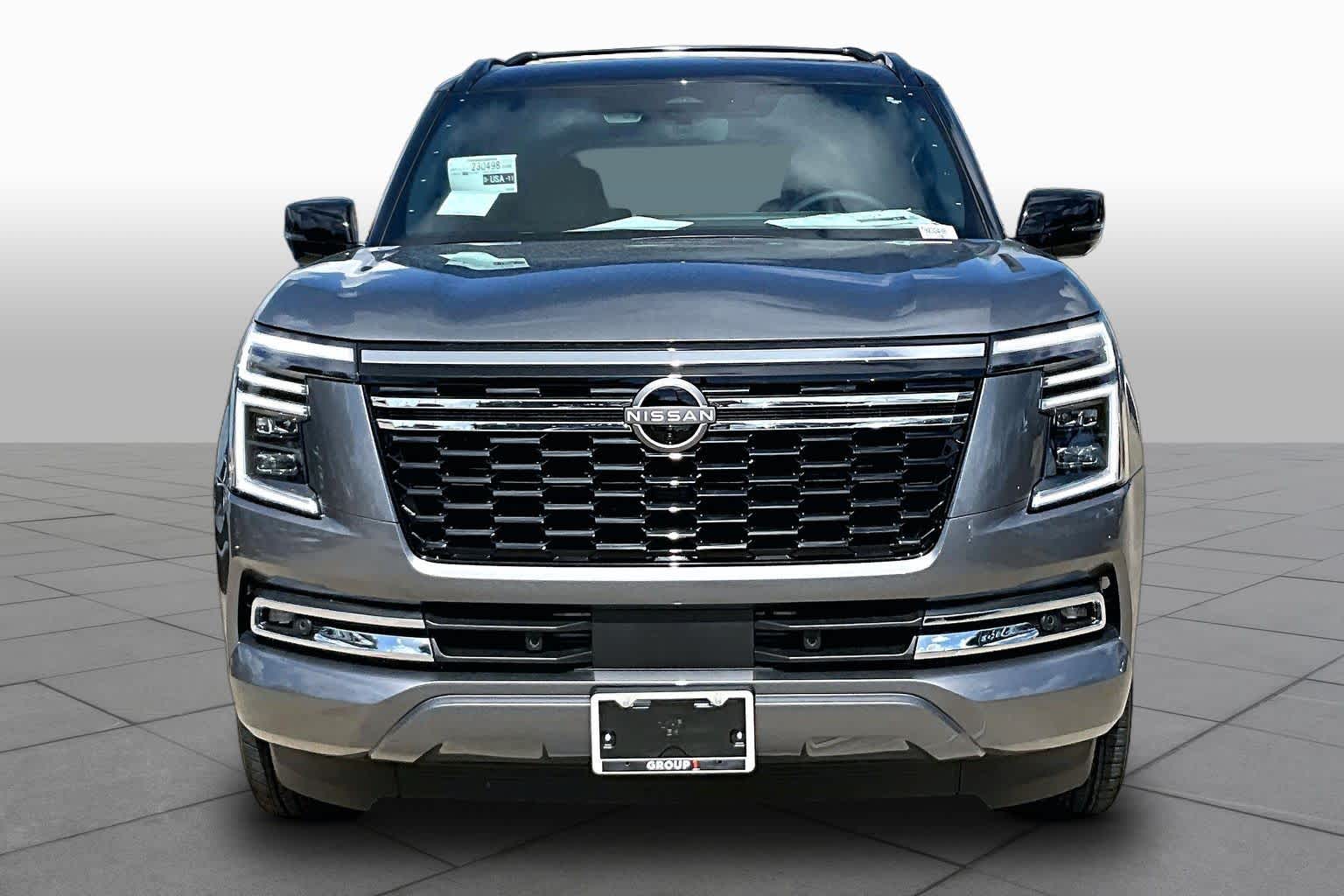 2026 Nissan Armada Platinum Reserve Gun Metallic/Super Black at Sterling McCall Nissan