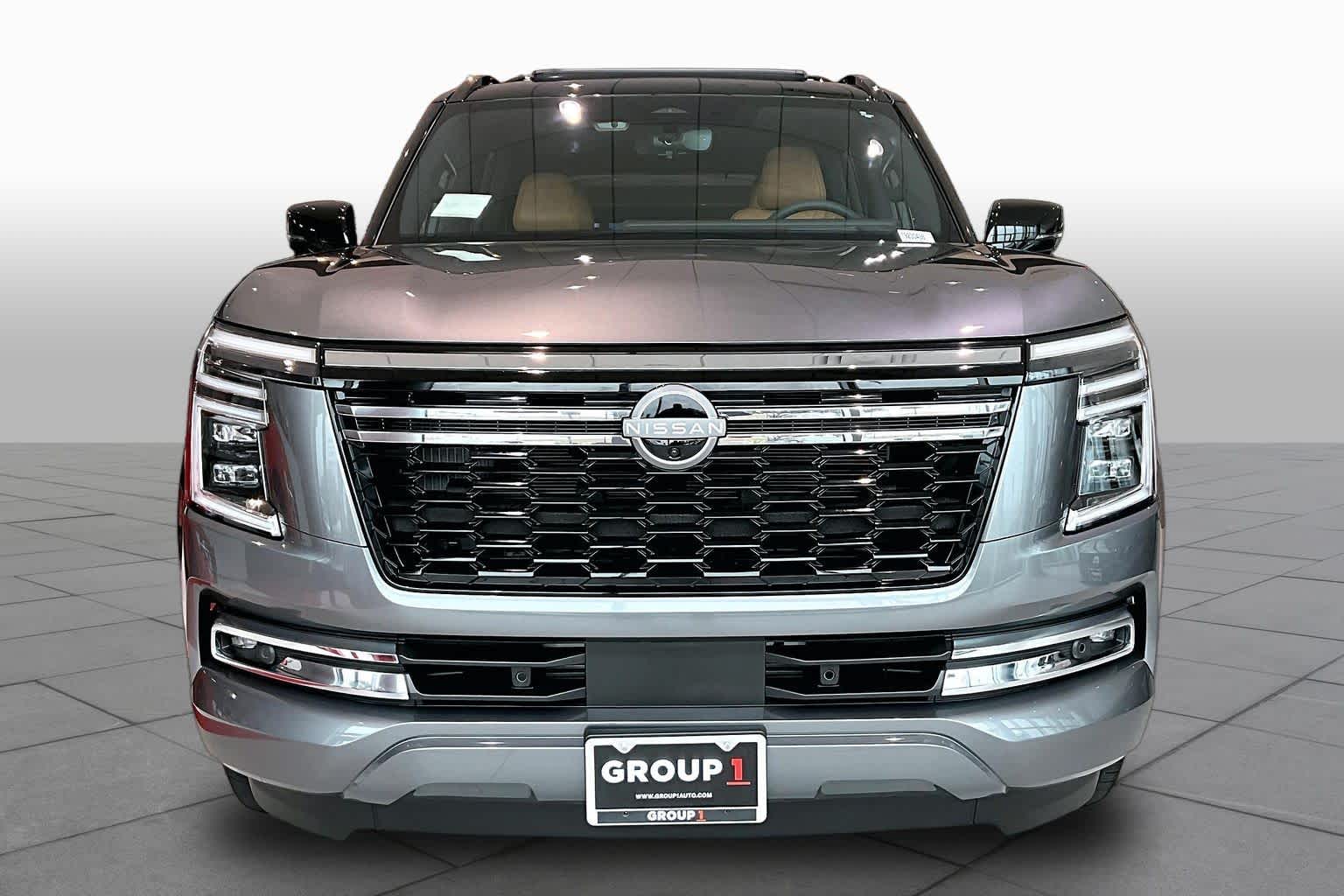 2026 Nissan Armada Platinum Reserve Gun Metallic/Super Black at Sterling McCall Nissan