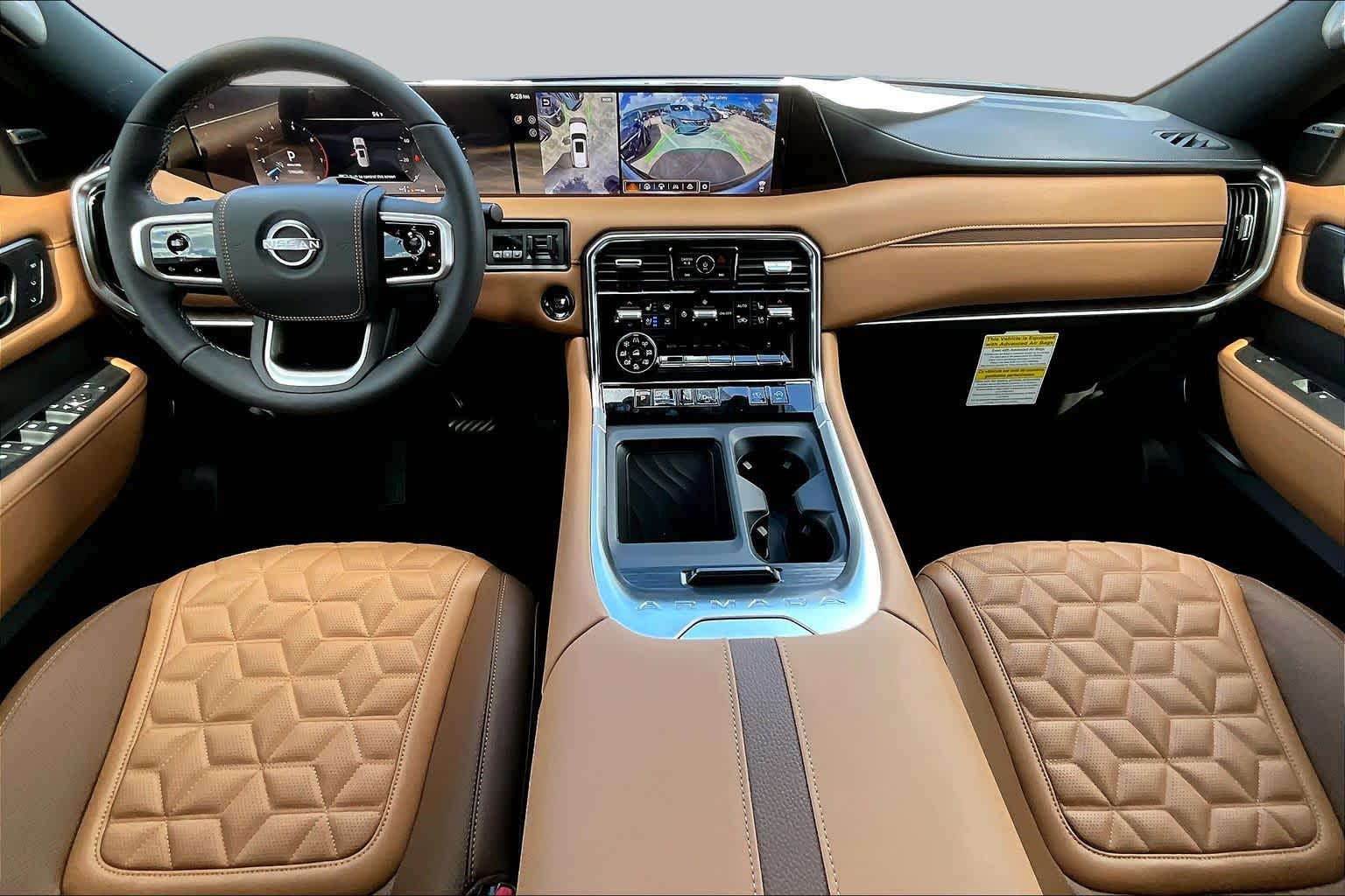 2026 Nissan Armada Platinum Reserve Gun Metallic/Super Black at Sterling McCall Nissan