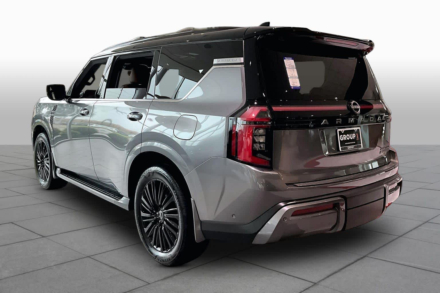 2026 Nissan Armada Platinum Reserve Gun Metallic/Super Black at Sterling McCall Nissan