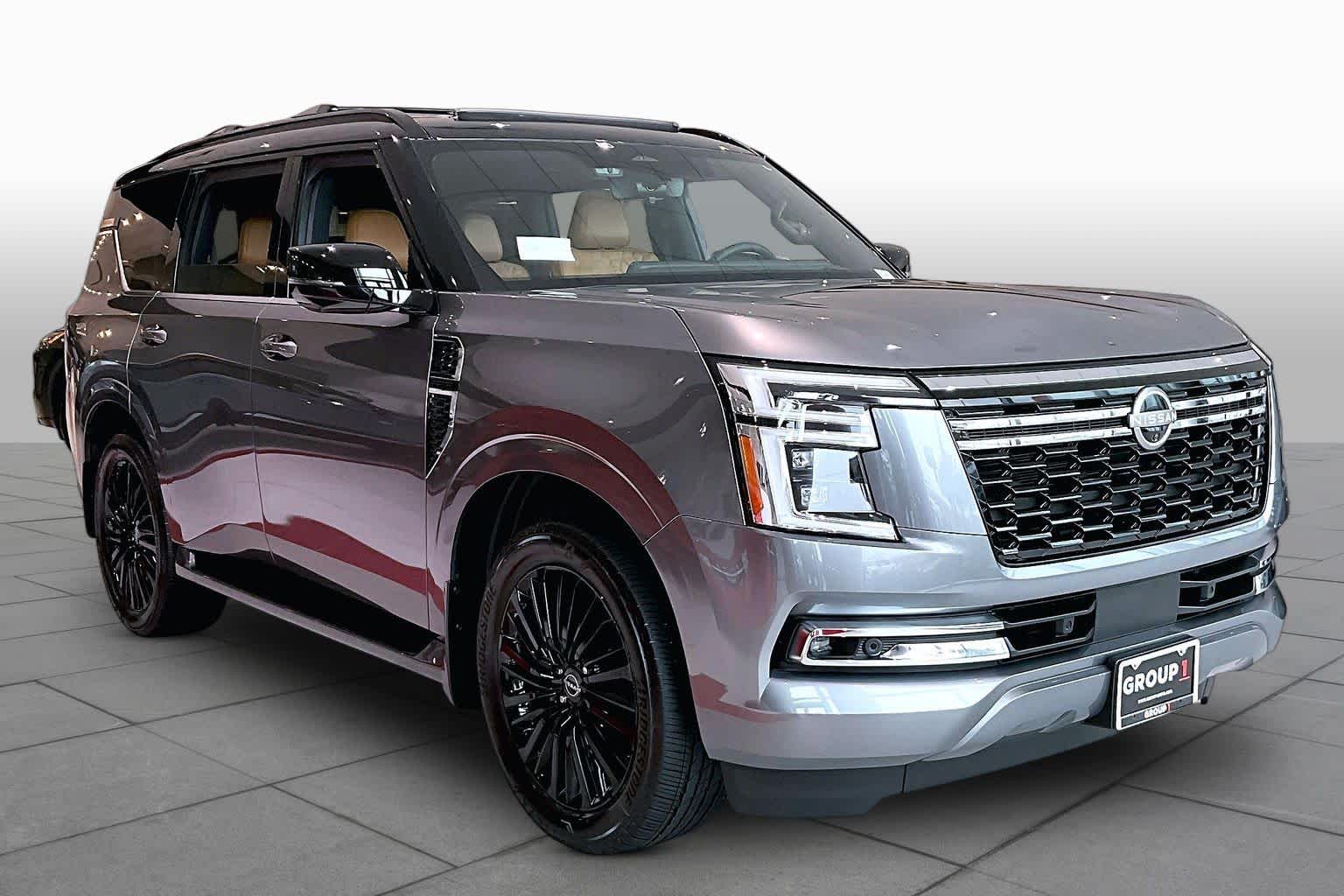2026 Nissan Armada Platinum Reserve Gun Metallic/Super Black at Sterling McCall Nissan