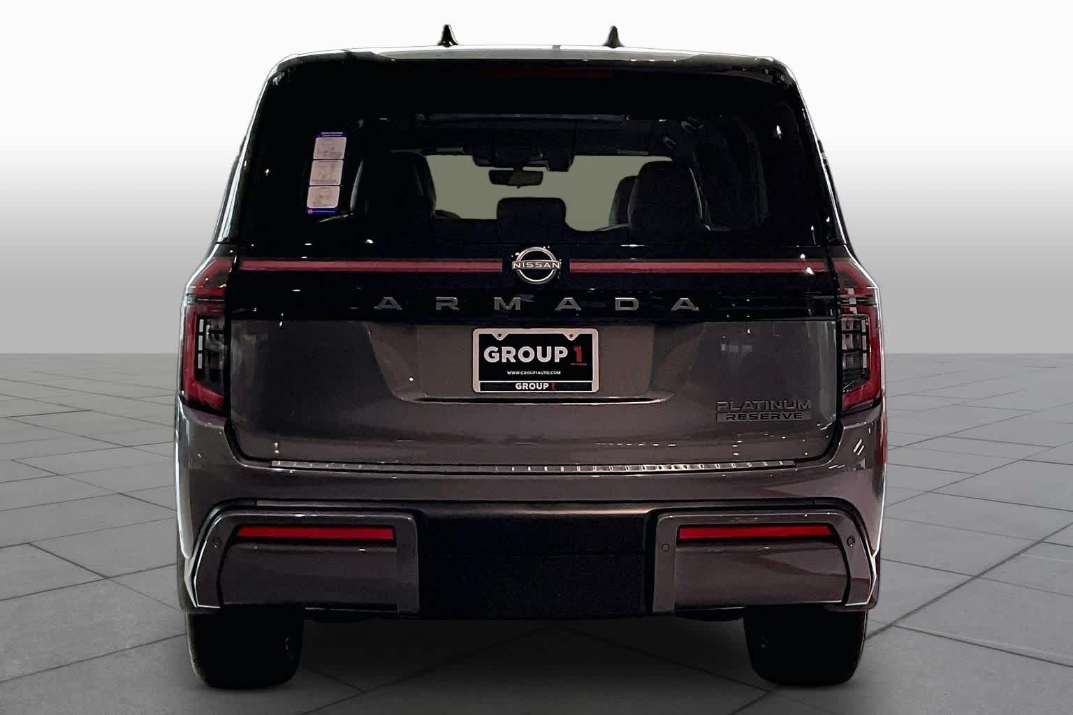 2026 Nissan Armada Platinum Reserve Gun Metallic/Super Black at Sterling McCall Nissan