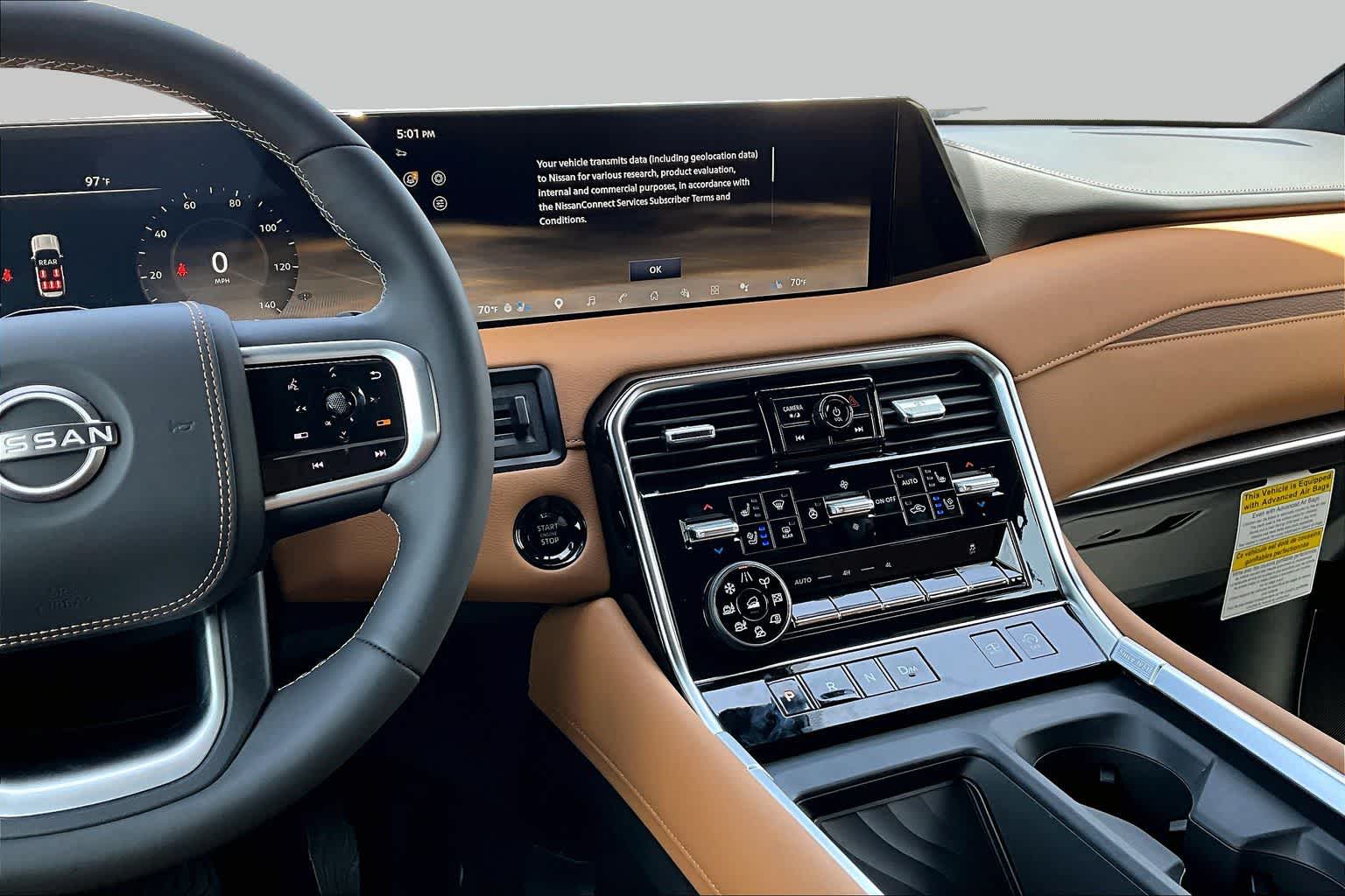 2026 Nissan Armada Platinum Reserve Super Black at Sterling McCall Nissan