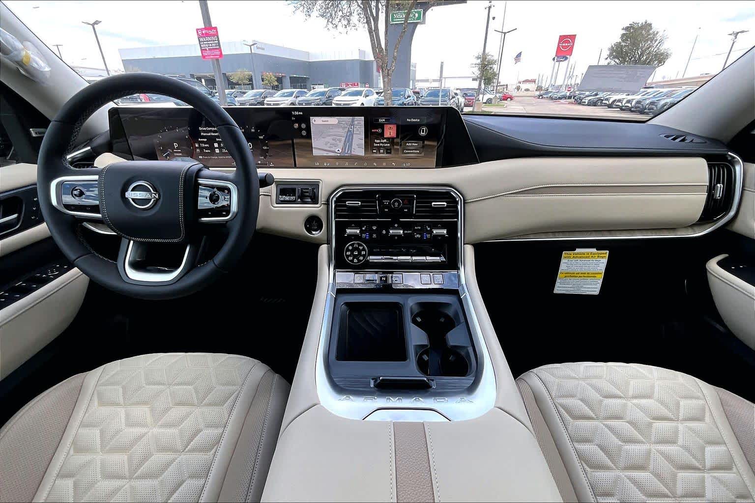 2026 Nissan Armada Platinum Reserve Gun Metallic at Sterling McCall Nissan