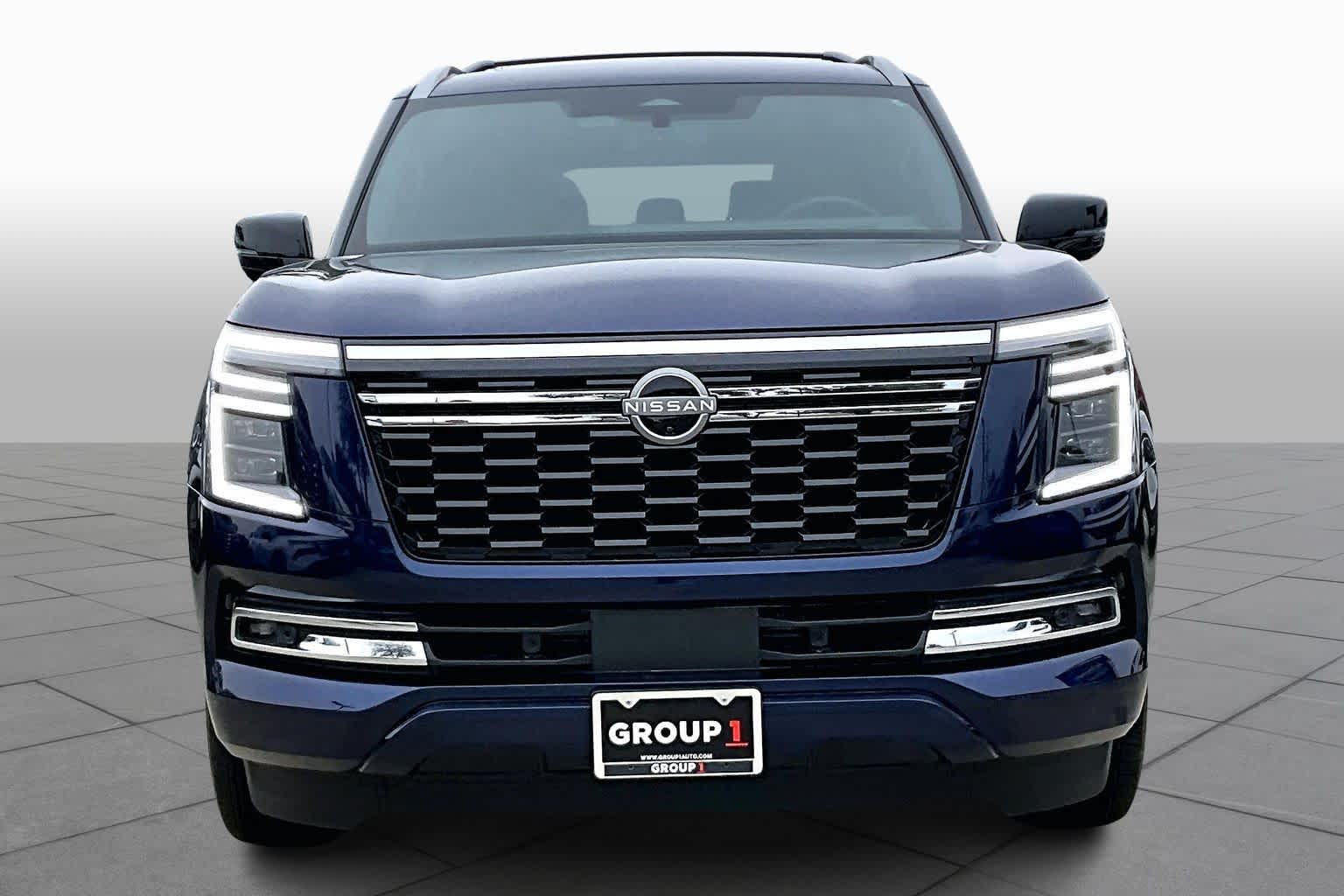 2025 Nissan Armada Platinum Reserve Deep Ocean Blue Pearl at Sterling McCall Nissan