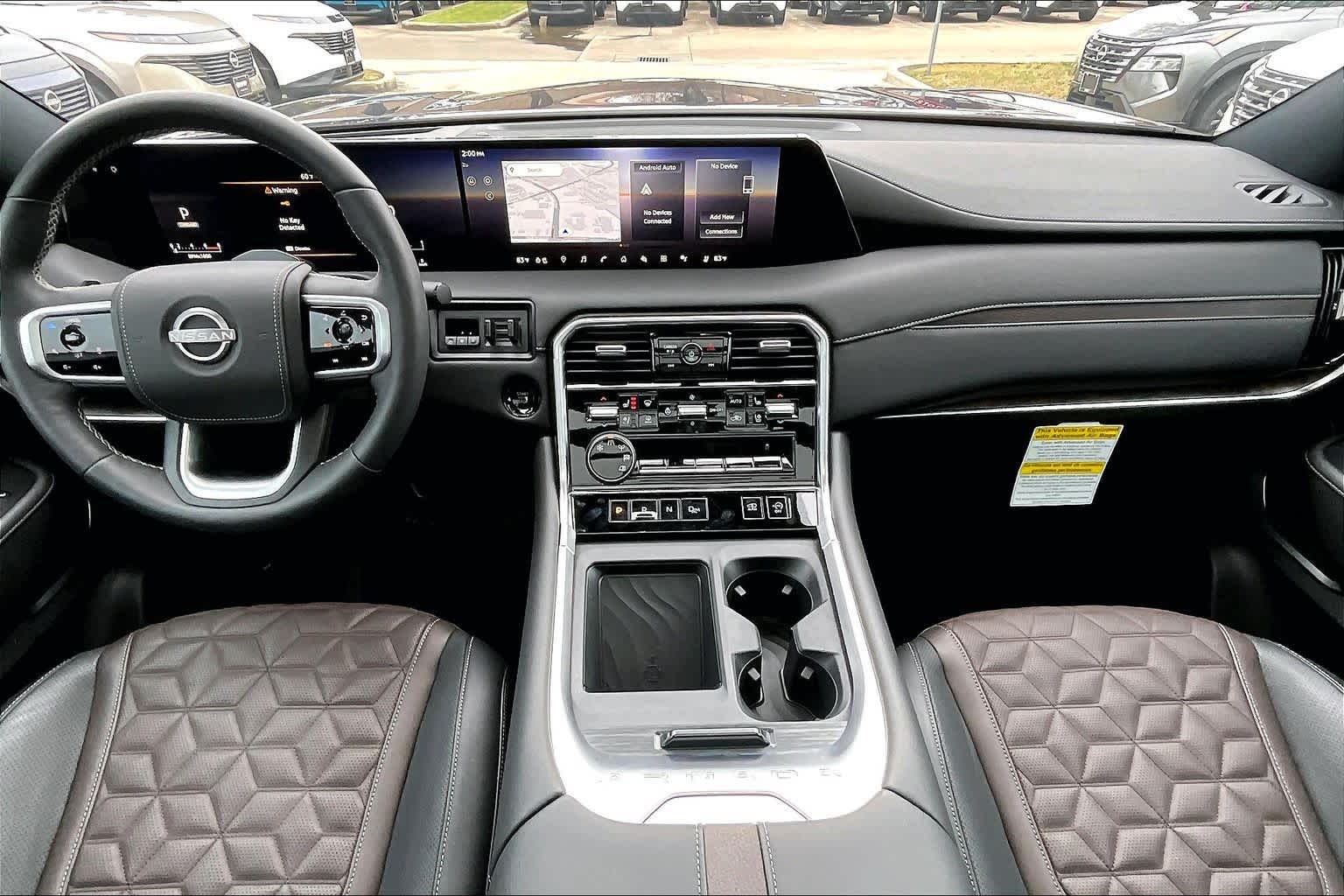 2025 Nissan Armada Platinum Reserve Deep Ocean Blue Pearl at Sterling McCall Nissan