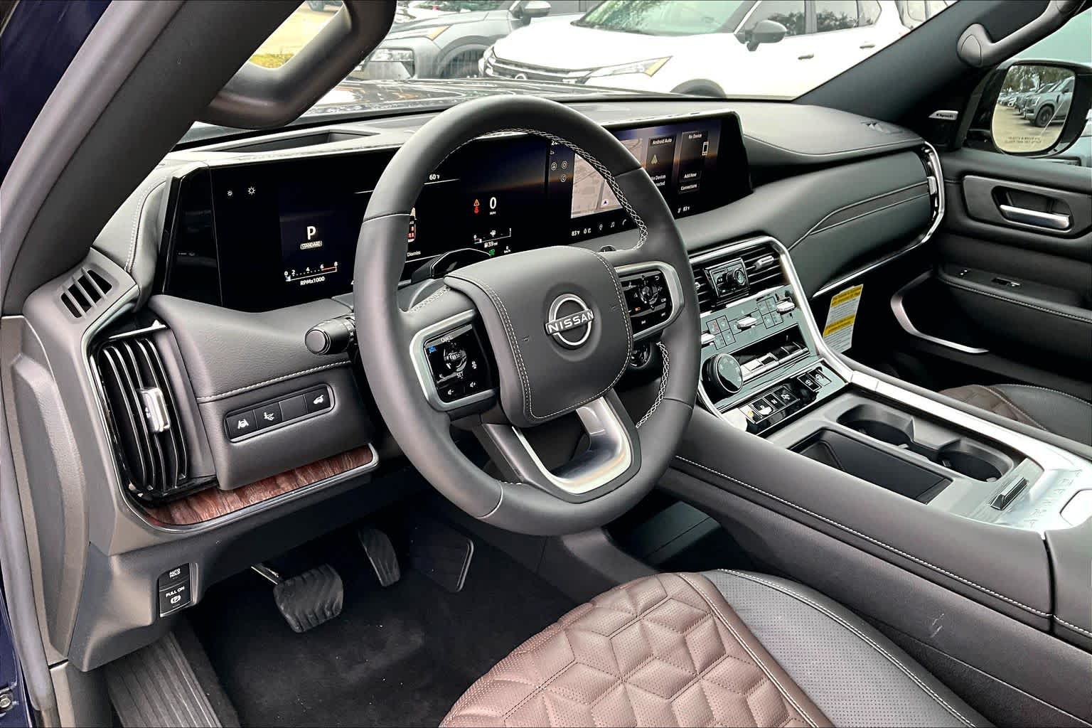 2025 Nissan Armada Platinum Reserve Deep Ocean Blue Pearl at Sterling McCall Nissan