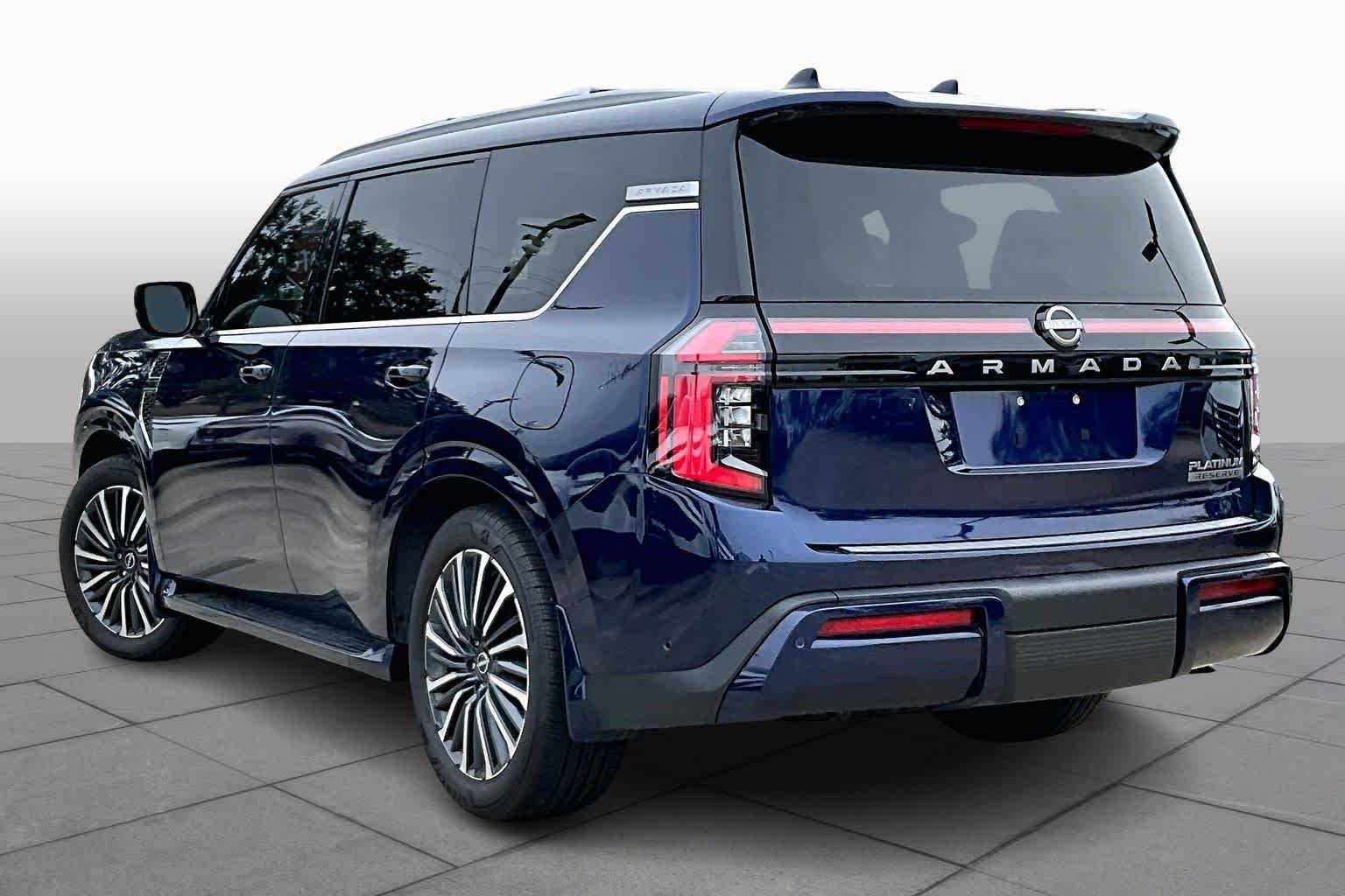 2025 Nissan Armada Platinum Reserve Deep Ocean Blue Pearl at Sterling McCall Nissan