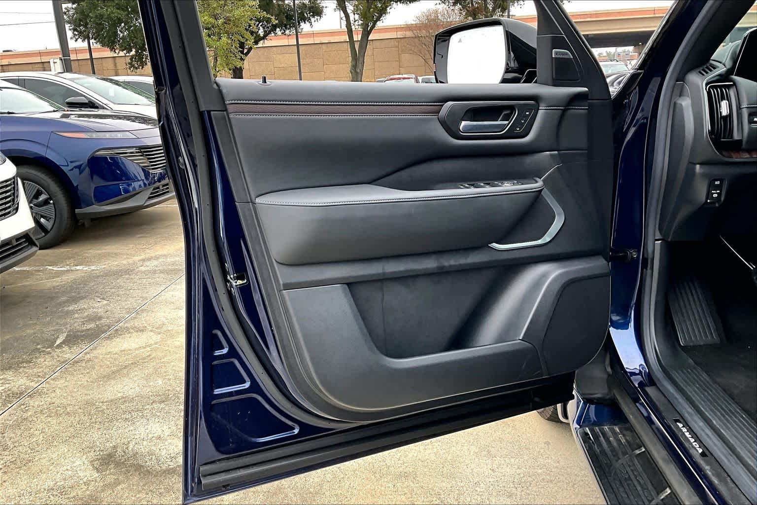 2025 Nissan Armada Platinum Reserve Deep Ocean Blue Pearl at Sterling McCall Nissan