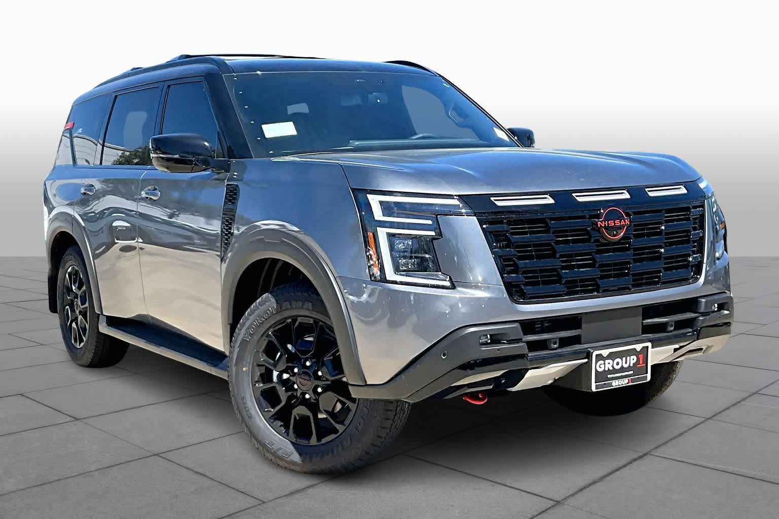 2026 Nissan Armada PRO-4X Gun Metallic/Super Black at Sterling McCall Nissan