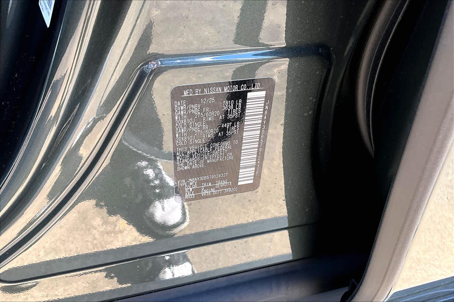 2026 Nissan Armada PRO-4X Alpine Metallic/Super Black at Robbins Nissan