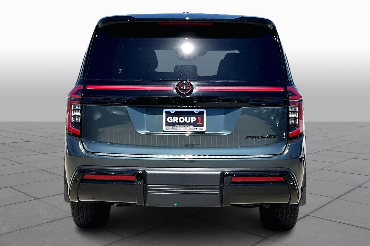 2026 Nissan Armada PRO-4X Alpine Metallic/Super Black at Sterling McCall Nissan