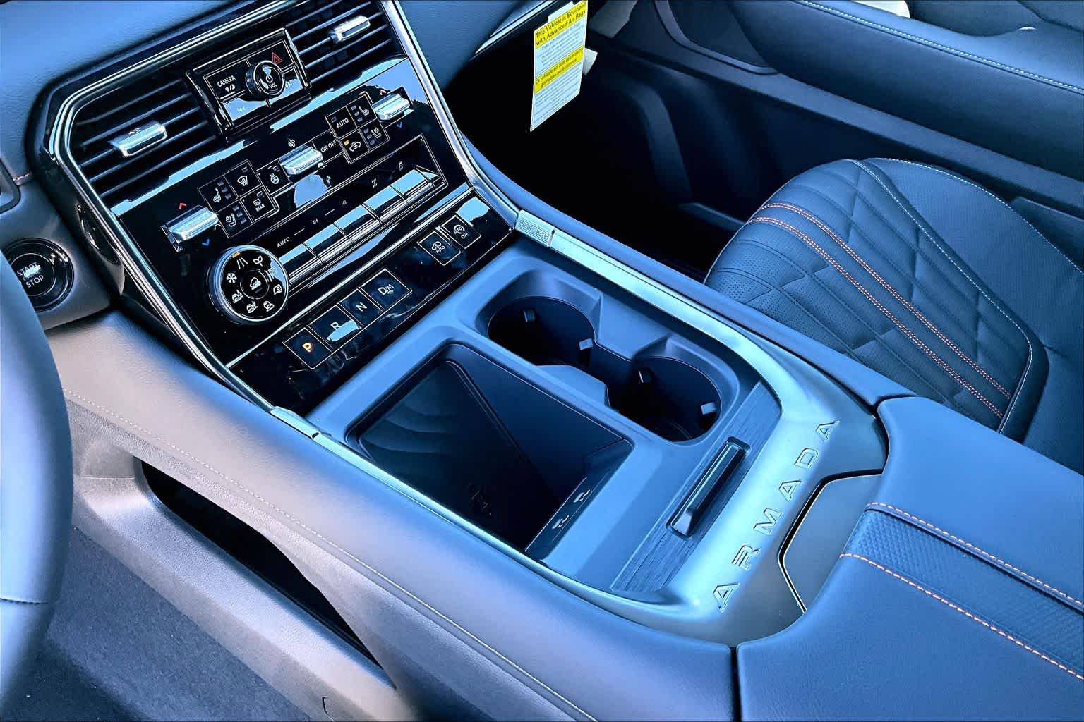 2026 Nissan Armada PRO-4X Alpine Metallic/Super Black at Sterling McCall Nissan