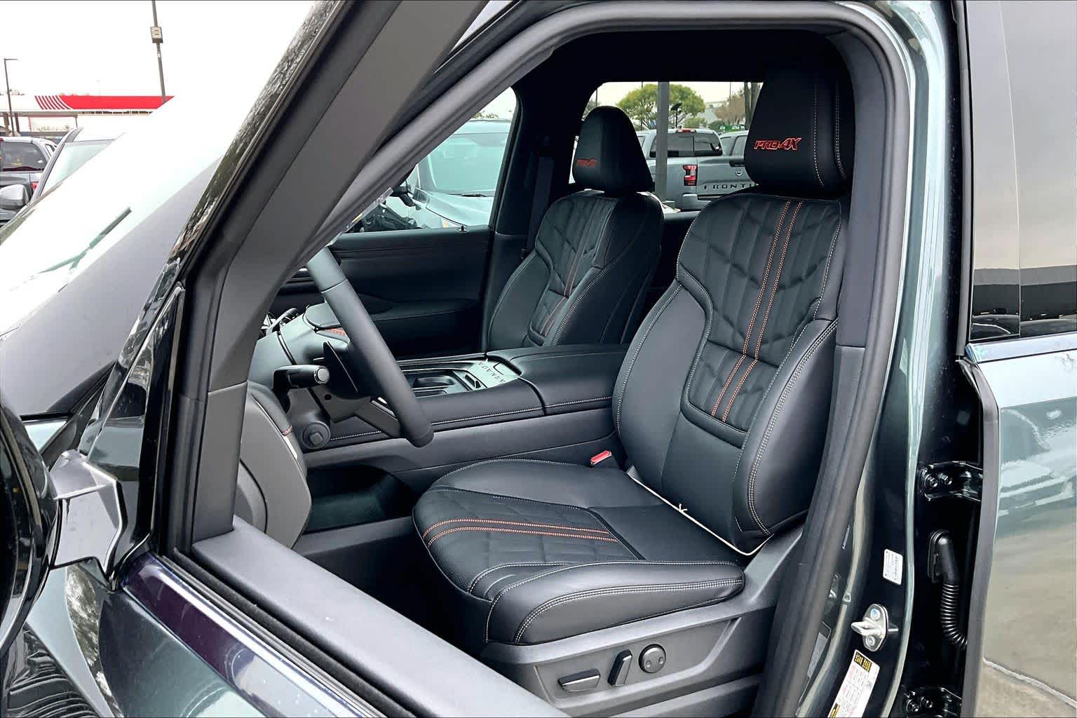 2026 Nissan Armada PRO-4X Alpine Metallic/Super Black at Sterling McCall Nissan