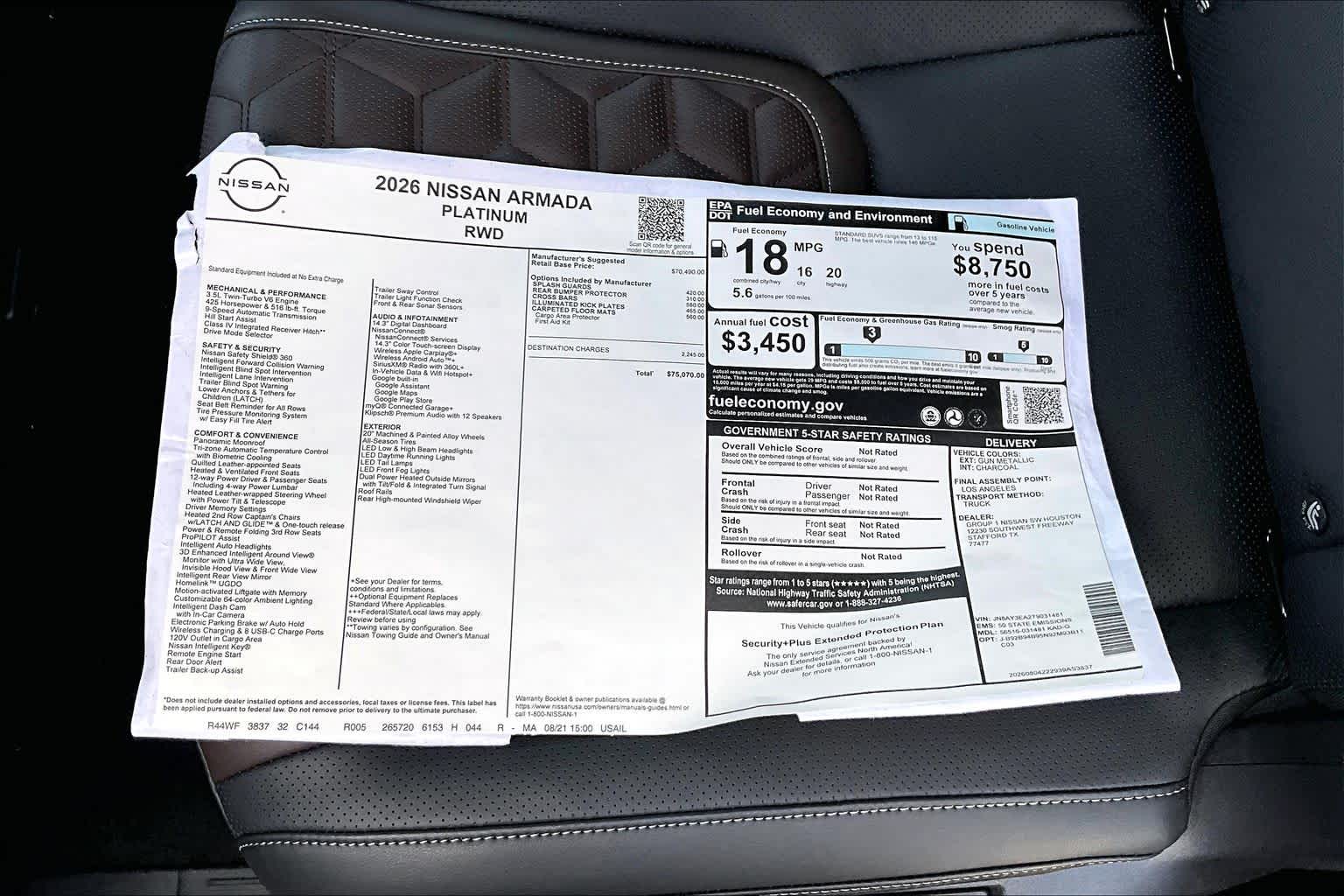 2026 Nissan Armada photo 20 of 20