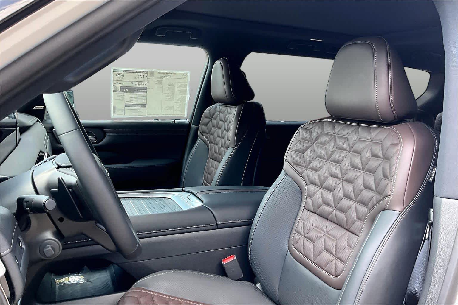 2026 Nissan Armada Platinum Aspen White Tricoat at Sterling McCall Nissan