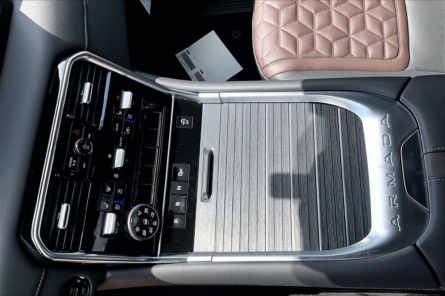 2026 Nissan Armada Platinum Aspen White Tricoat at Sterling McCall Nissan