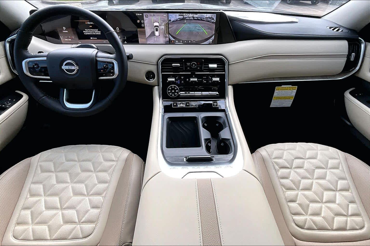 2026 Nissan Armada Platinum Alpine Metallic/Super Black at Sterling McCall Nissan