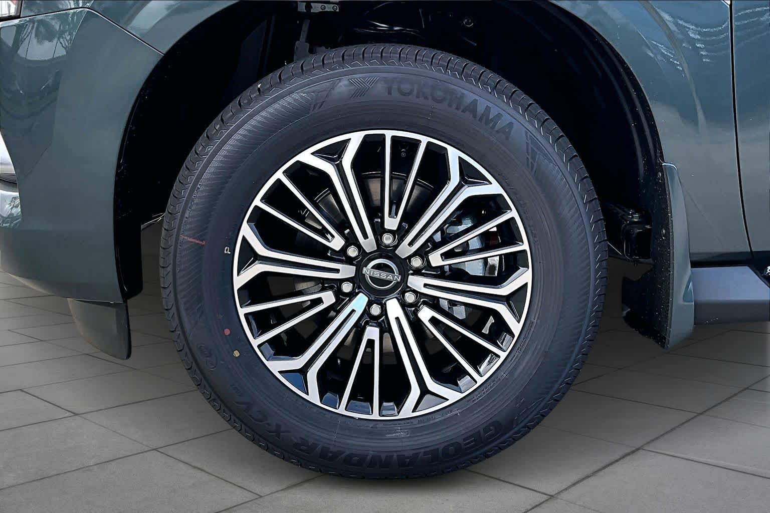 2026 Nissan Armada Platinum Alpine Metallic/Super Black at Sterling McCall Nissan