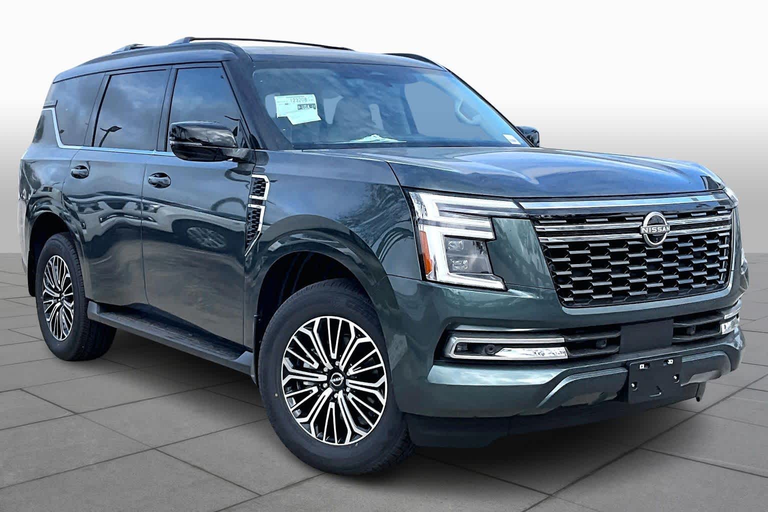 2026 Nissan Armada Platinum Alpine Metallic/Super Black at Sterling McCall Nissan