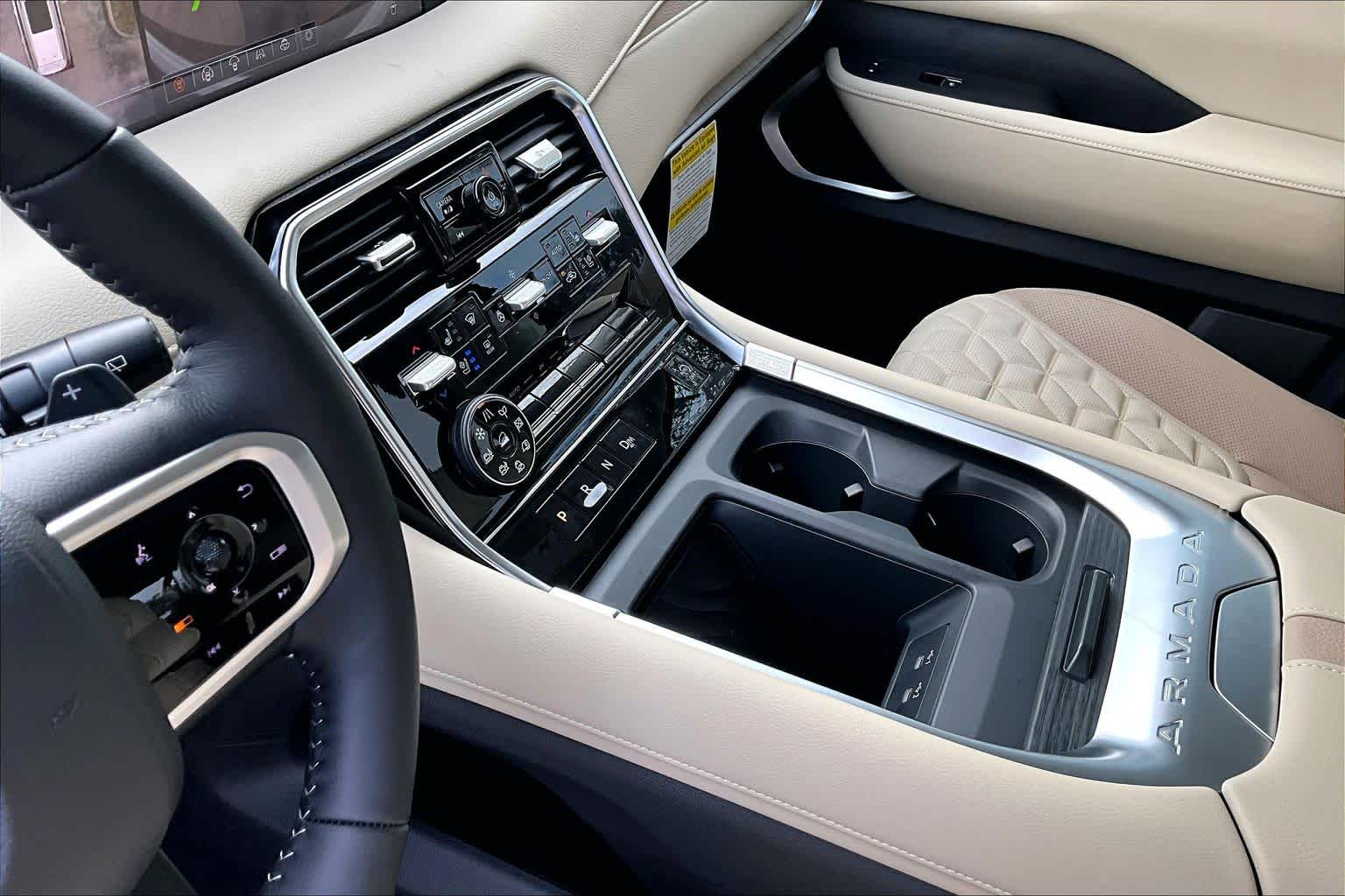 2026 Nissan Armada Platinum Alpine Metallic/Super Black at Sterling McCall Nissan