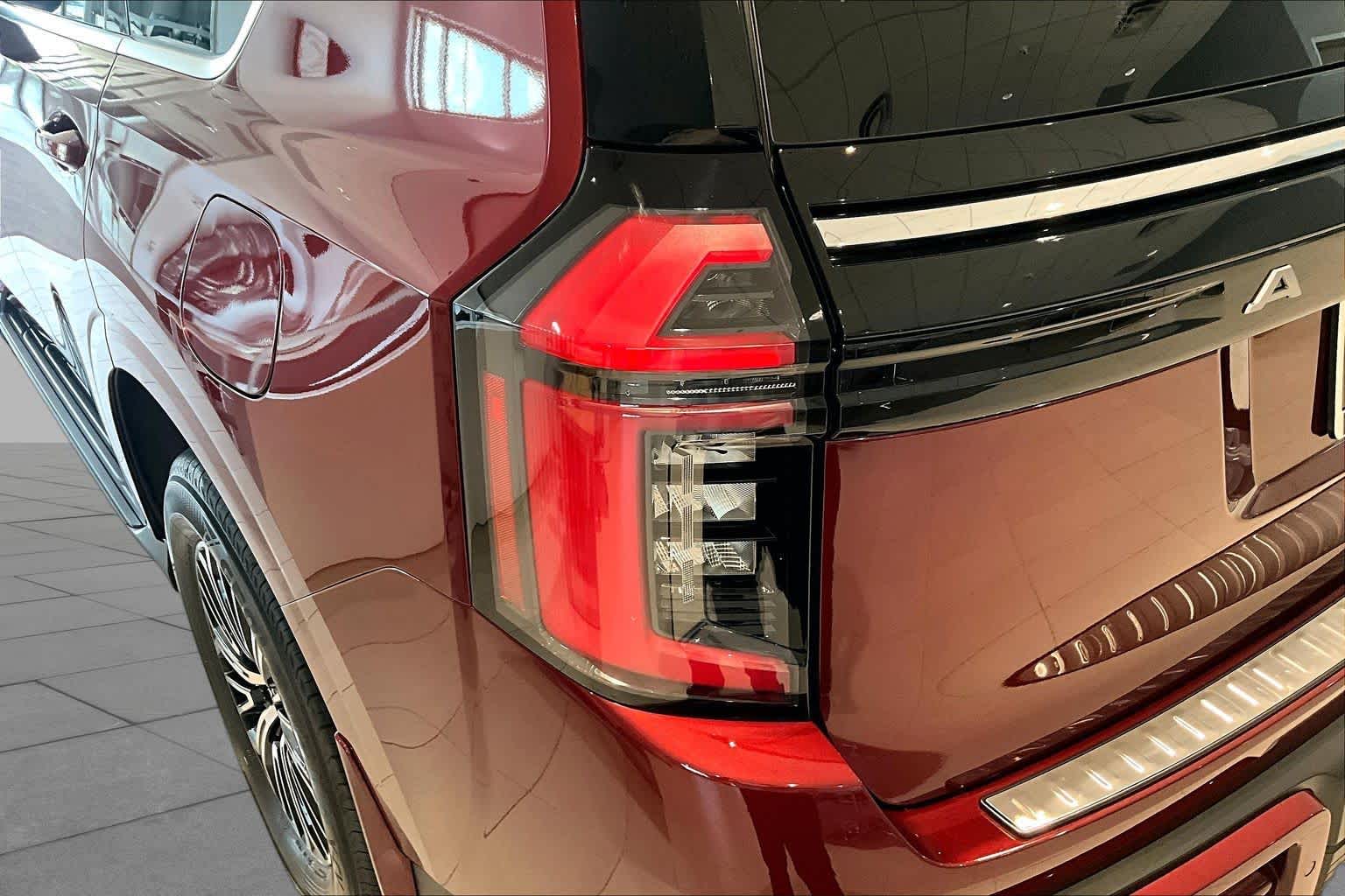 2026 Nissan Armada Platinum Coulis Red Pearl/Super Black at Sterling McCall Nissan