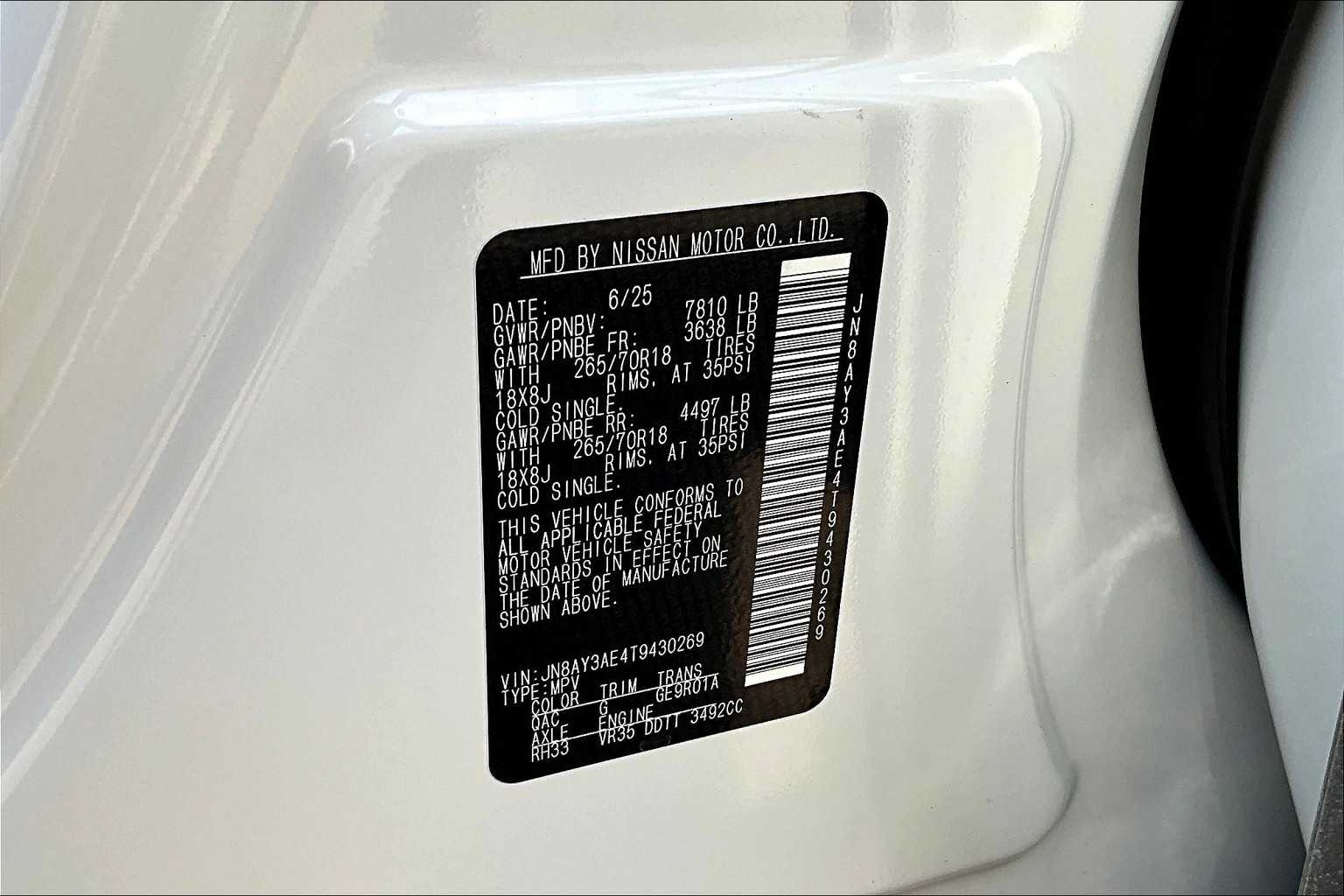 2026 Nissan Armada Platinum Super Black at Sterling McCall Nissan