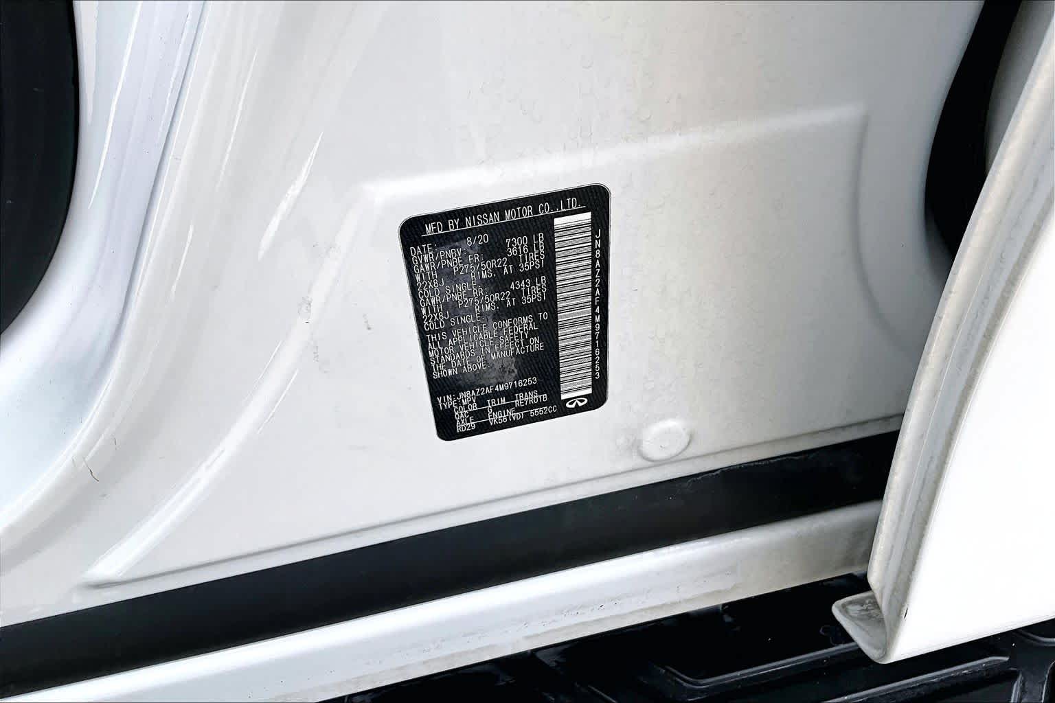 2021 INFINITI QX80 photo 35 of 35