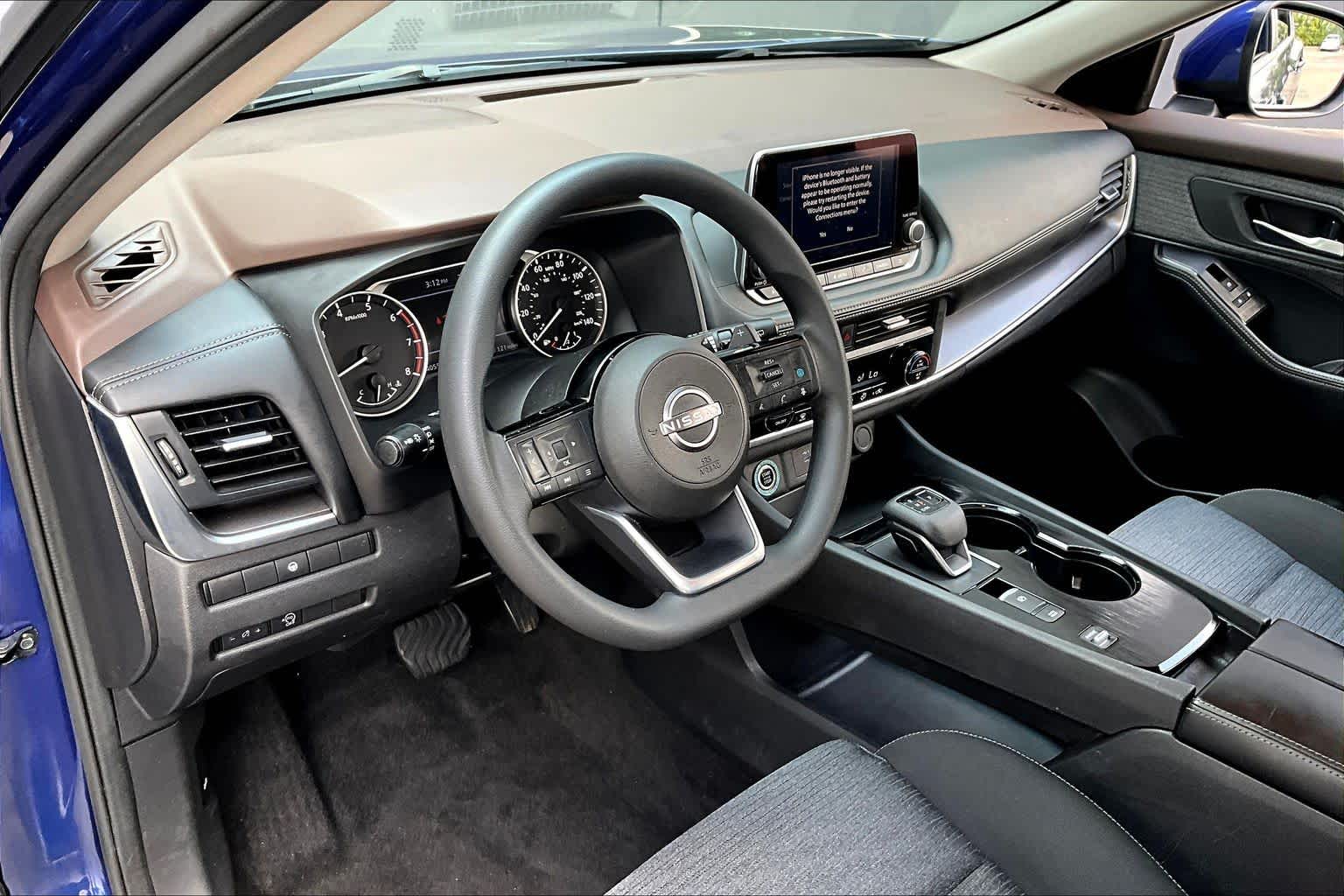 2023 Nissan Rogue SV Caspian Blue Metallic at Sterling McCall Nissan