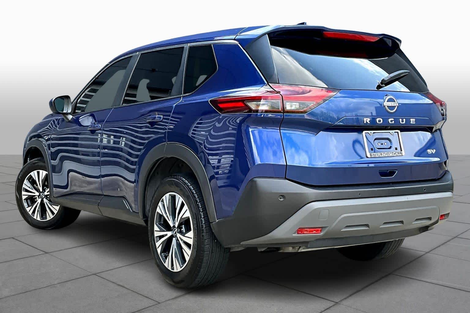 2023 Nissan Rogue SV Caspian Blue Metallic at Sterling McCall Nissan