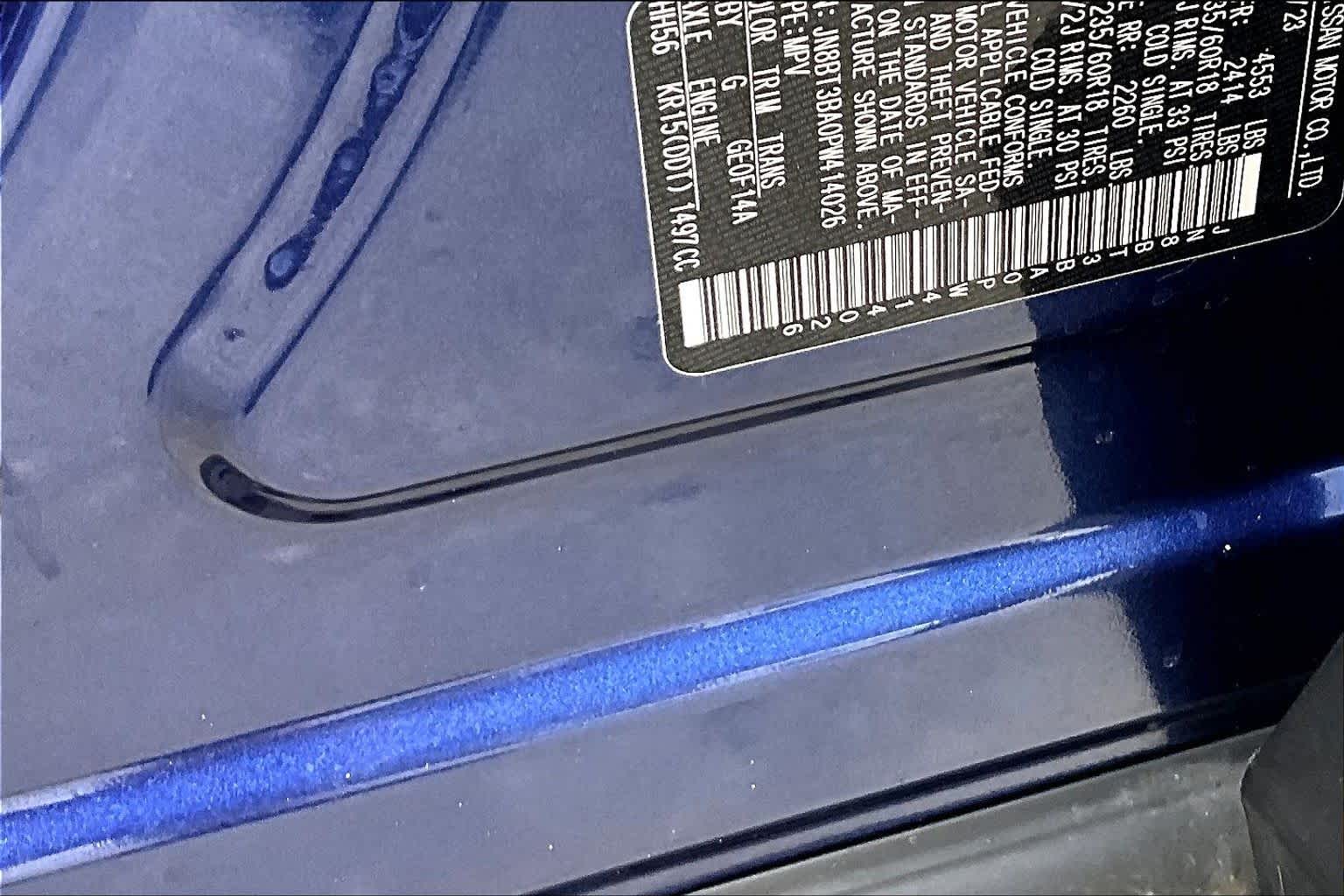 2023 Nissan Rogue SV Caspian Blue Metallic at Sterling McCall Nissan