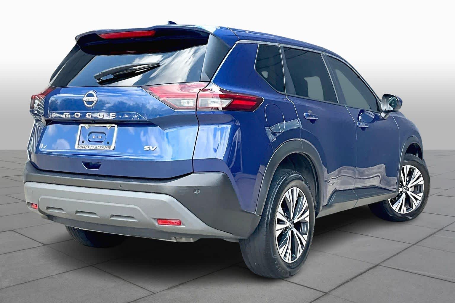 2023 Nissan Rogue SV Caspian Blue Metallic at Sterling McCall Nissan