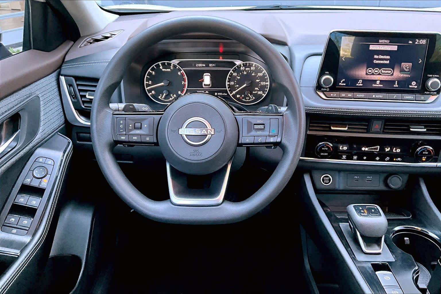 2023 Nissan Rogue SV Pearl White Tricoat at Sterling McCall Nissan