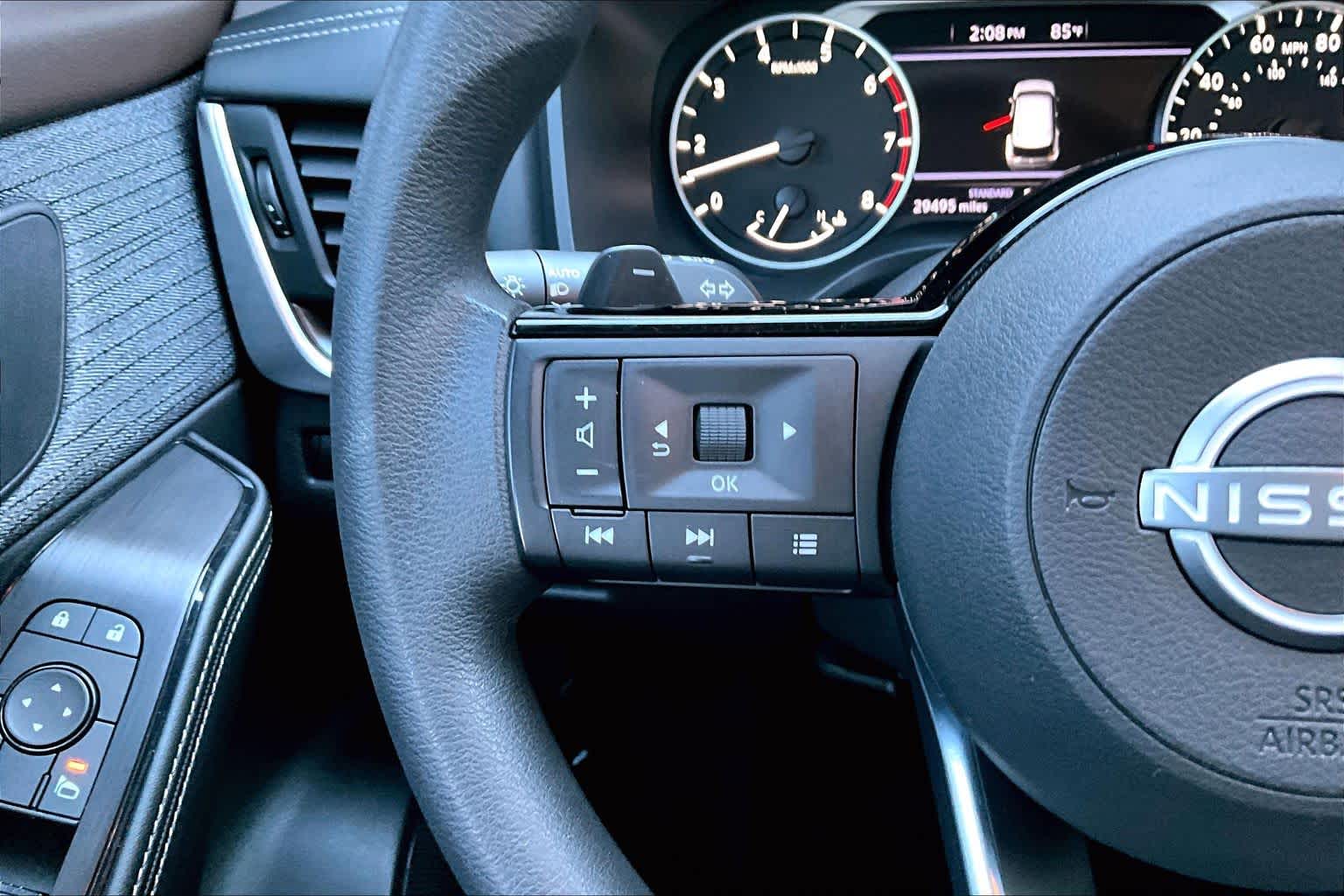 2023 Nissan Rogue SV Pearl White Tricoat at Sterling McCall Nissan